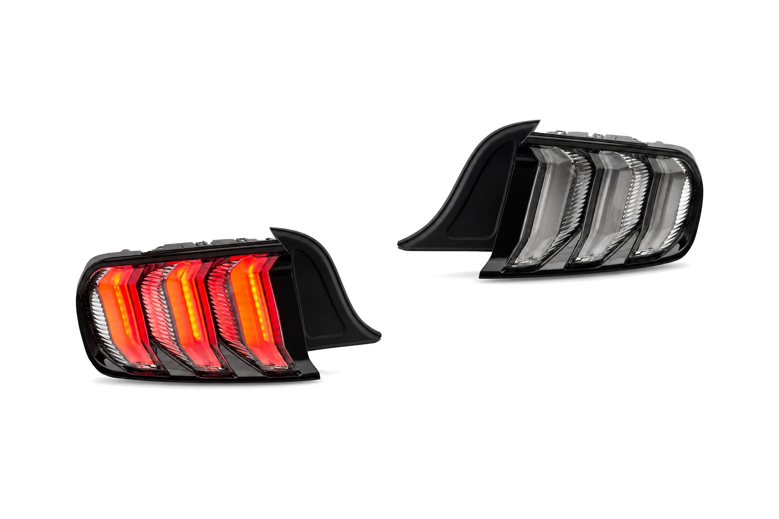 15-23 Ford Mustang: LED Tail Lights - Red/Clear