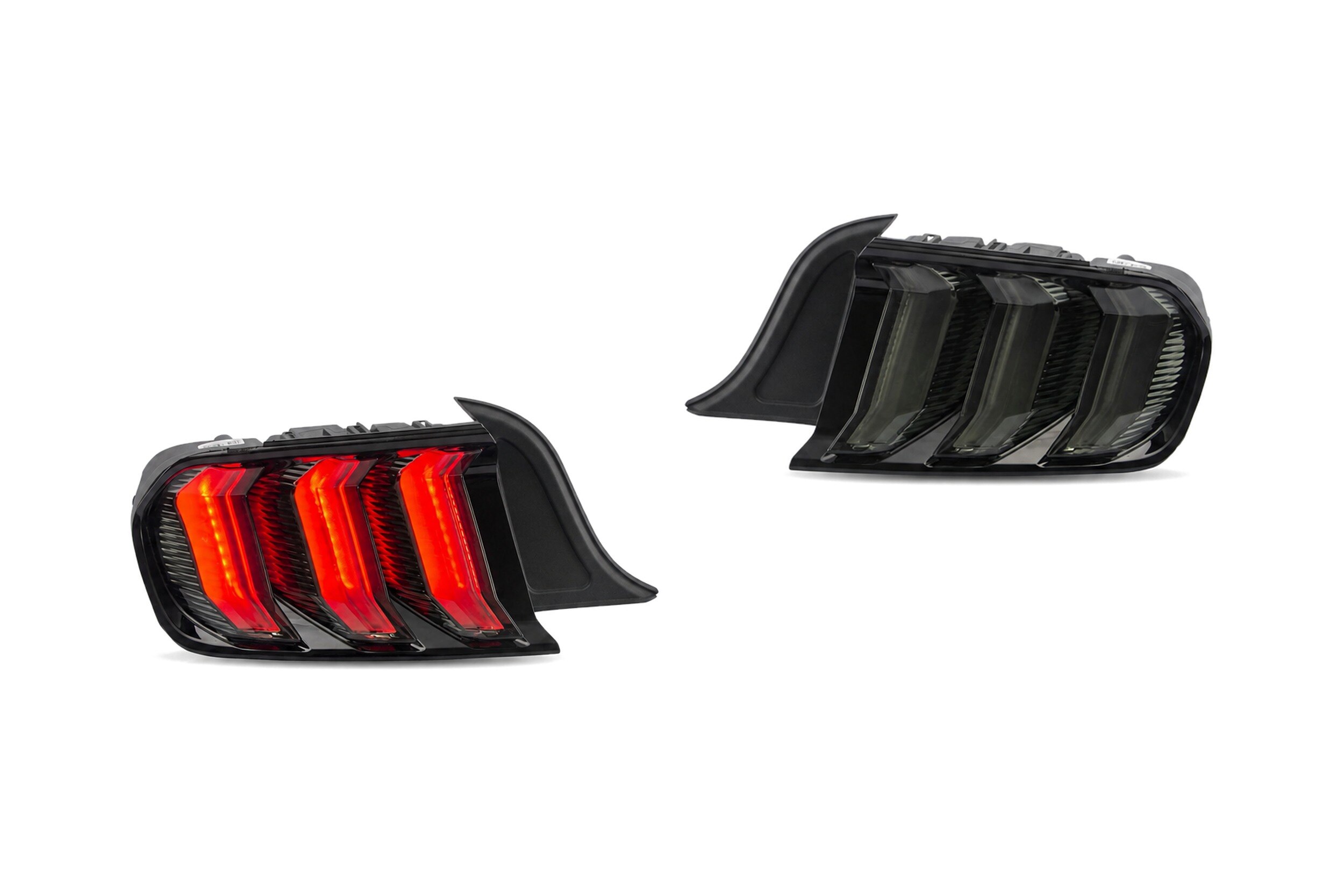 15-23 Ford Mustang: LED Tail Lights - Red/Smoked