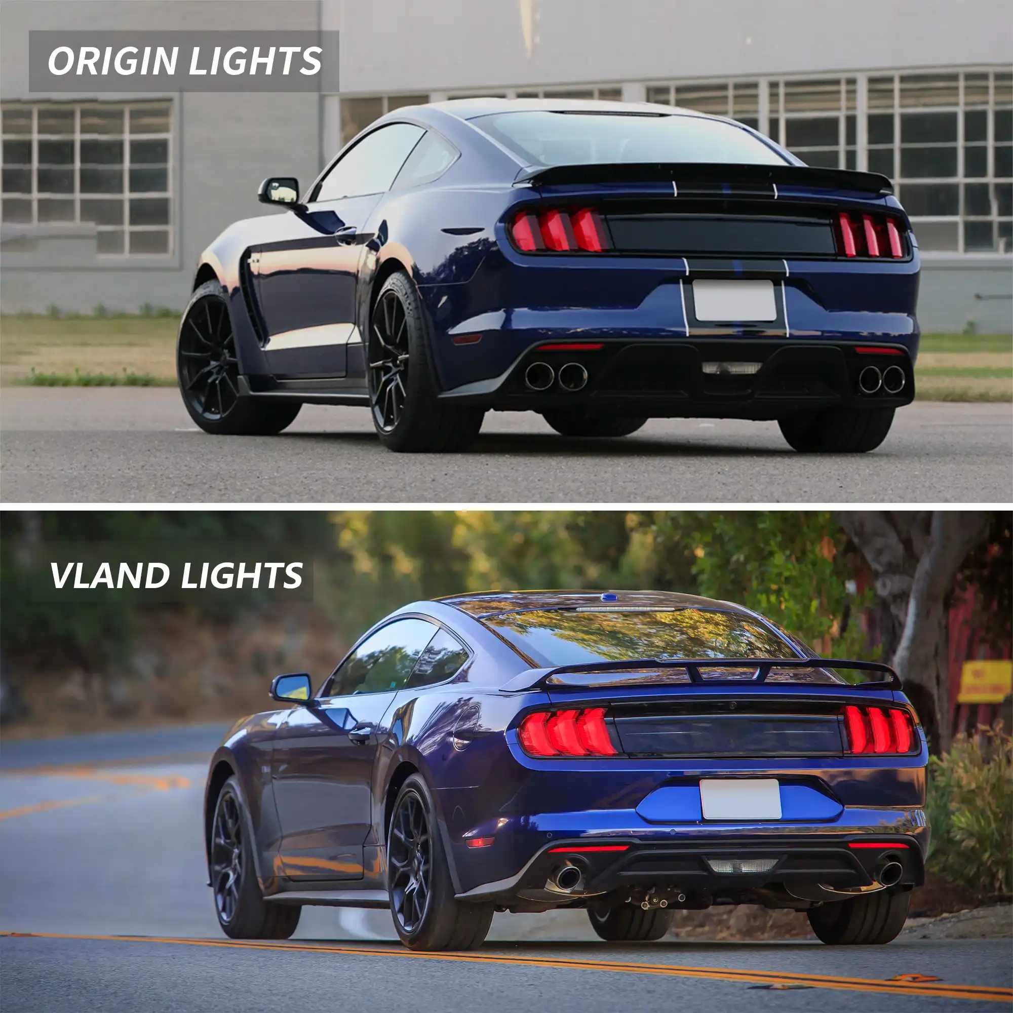 15-23 Ford Mustang: LED Tail Lights - Smoked photo 4