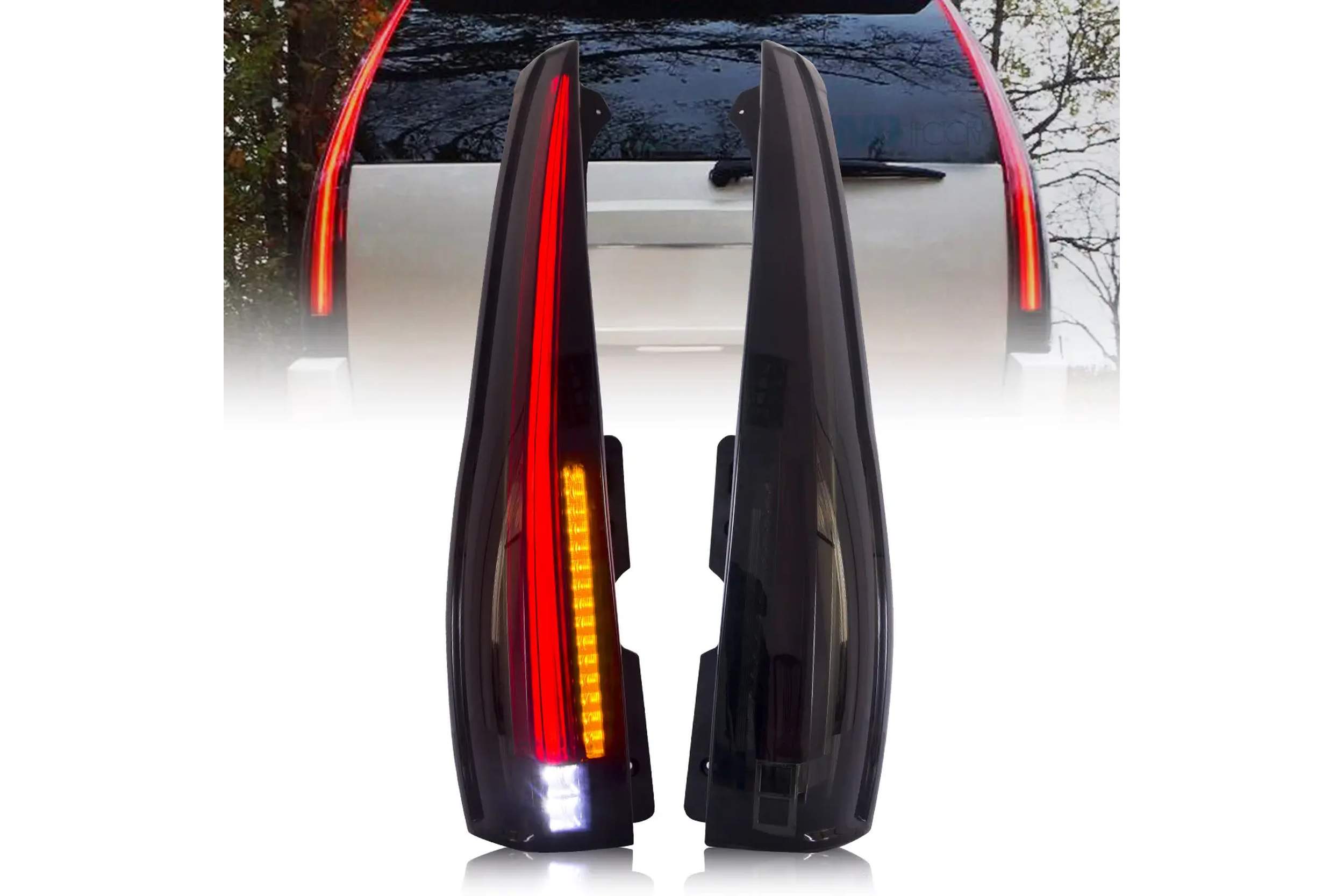 07-14 GMC Yukon: LED Tail Lights - Smoked/Amber photo 2