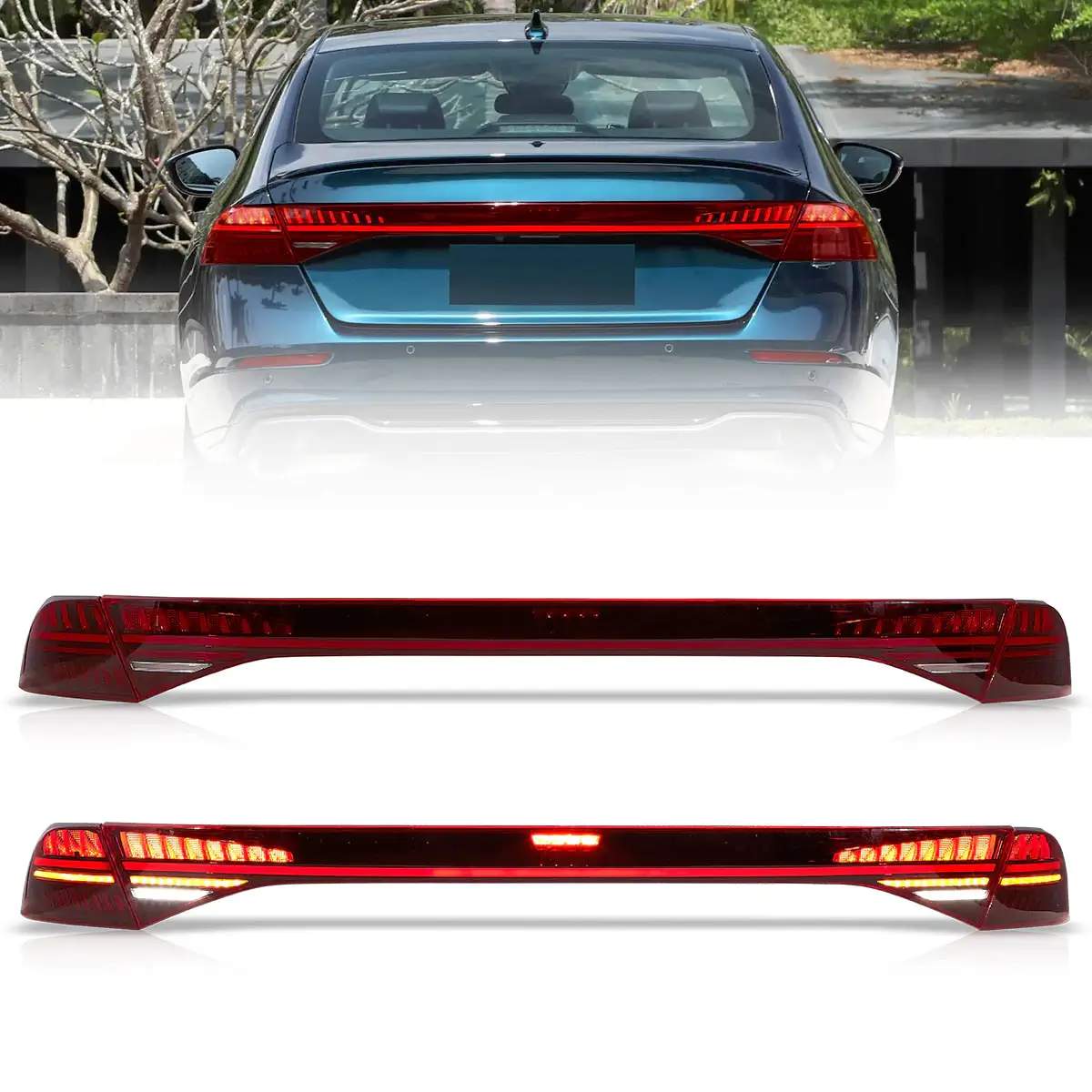 23-25 Honda Accord: LED Tail Lights - Red photo 2