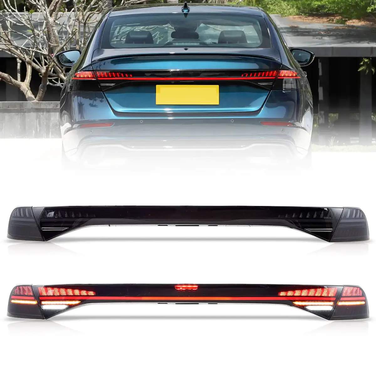 23-25 Honda Accord: LED Tail Lights - Red photo 3