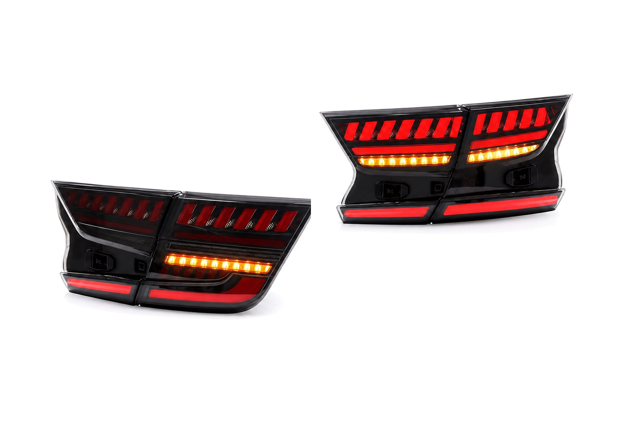 18-22 Honda Accord: LED Tail Lights Style 1 - Smoked