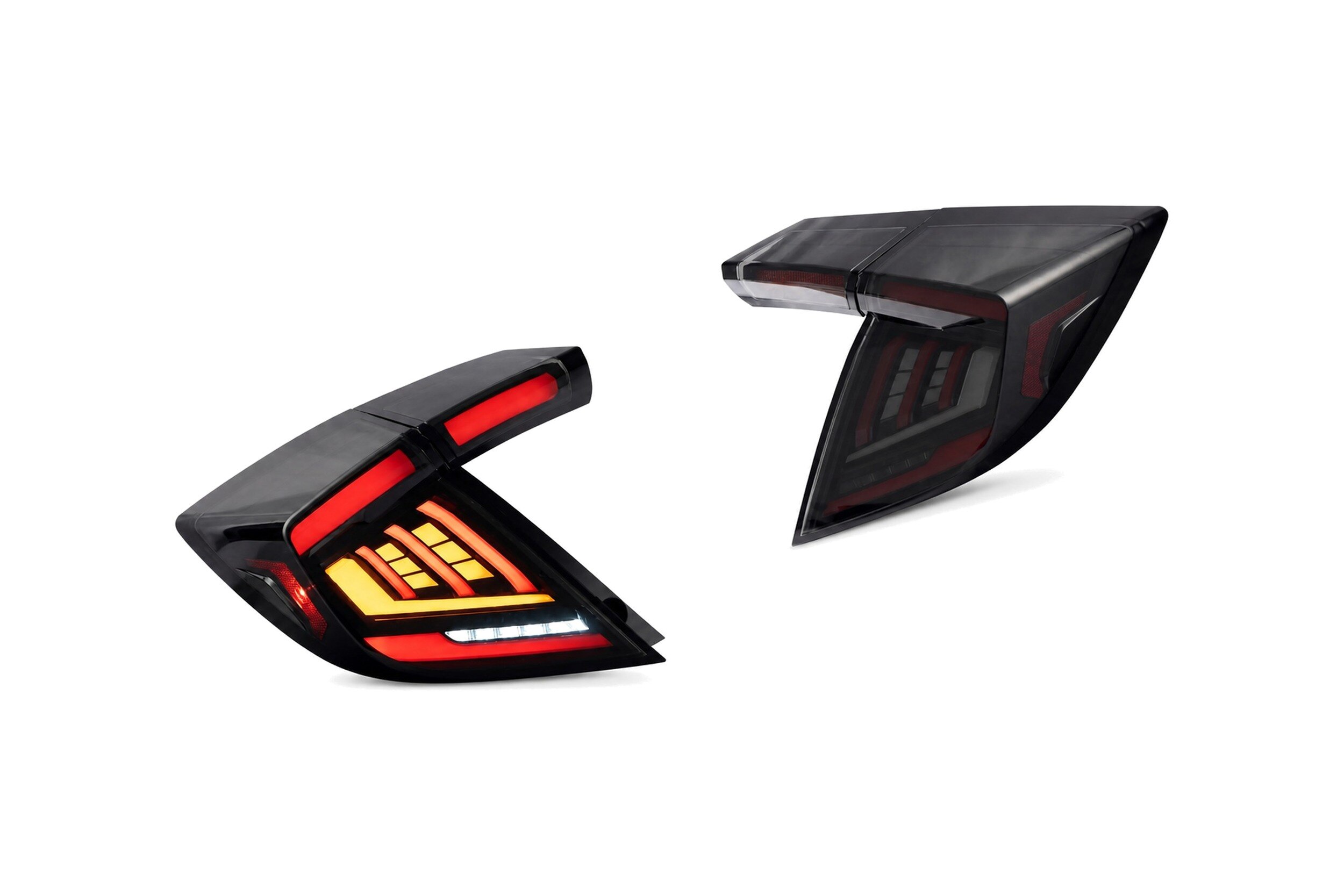 18-21 Honda Civic: LED Tail Lights V2 - Smoked