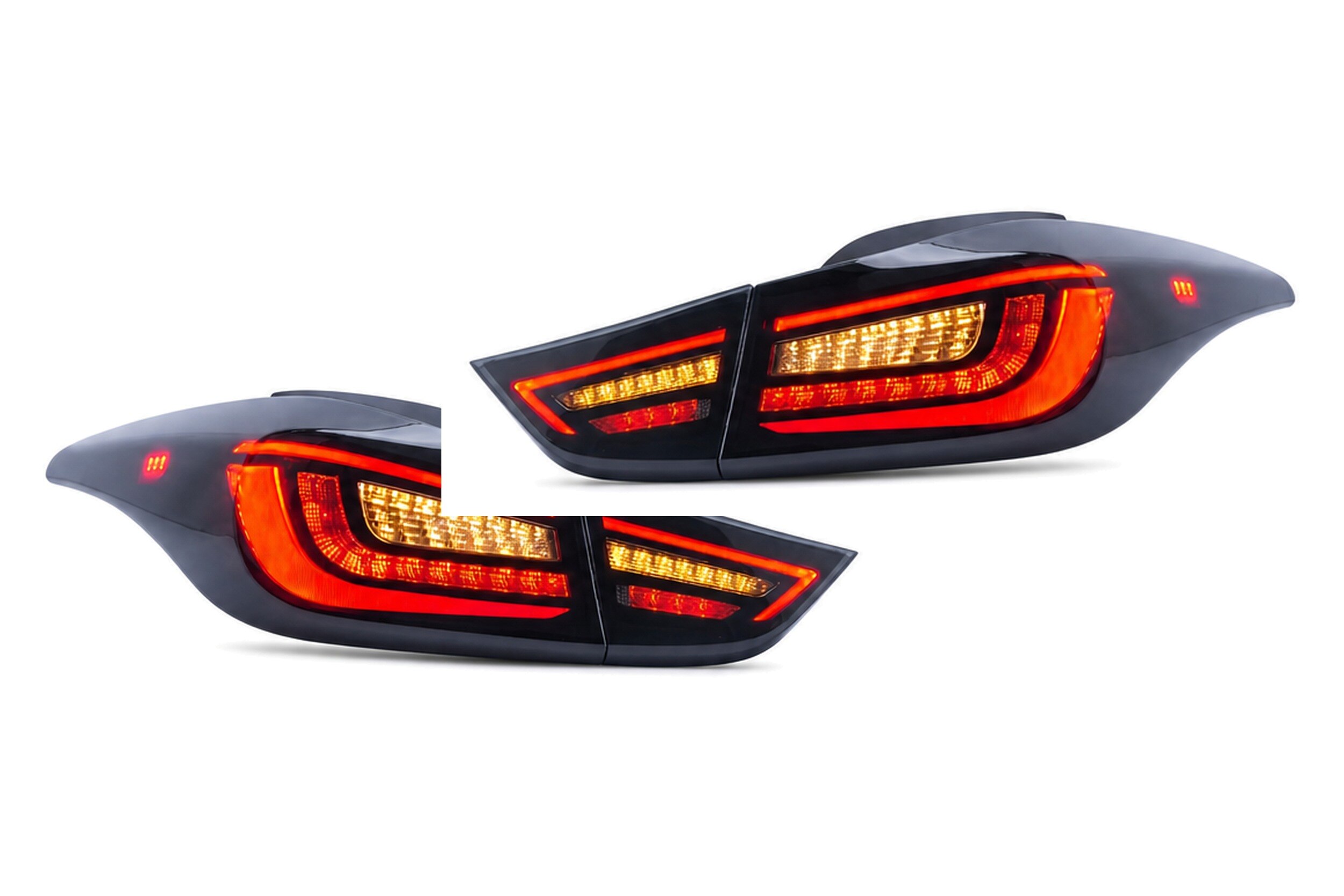 11-16 Hyundai Elantra: LED Tail Lights - Smoked