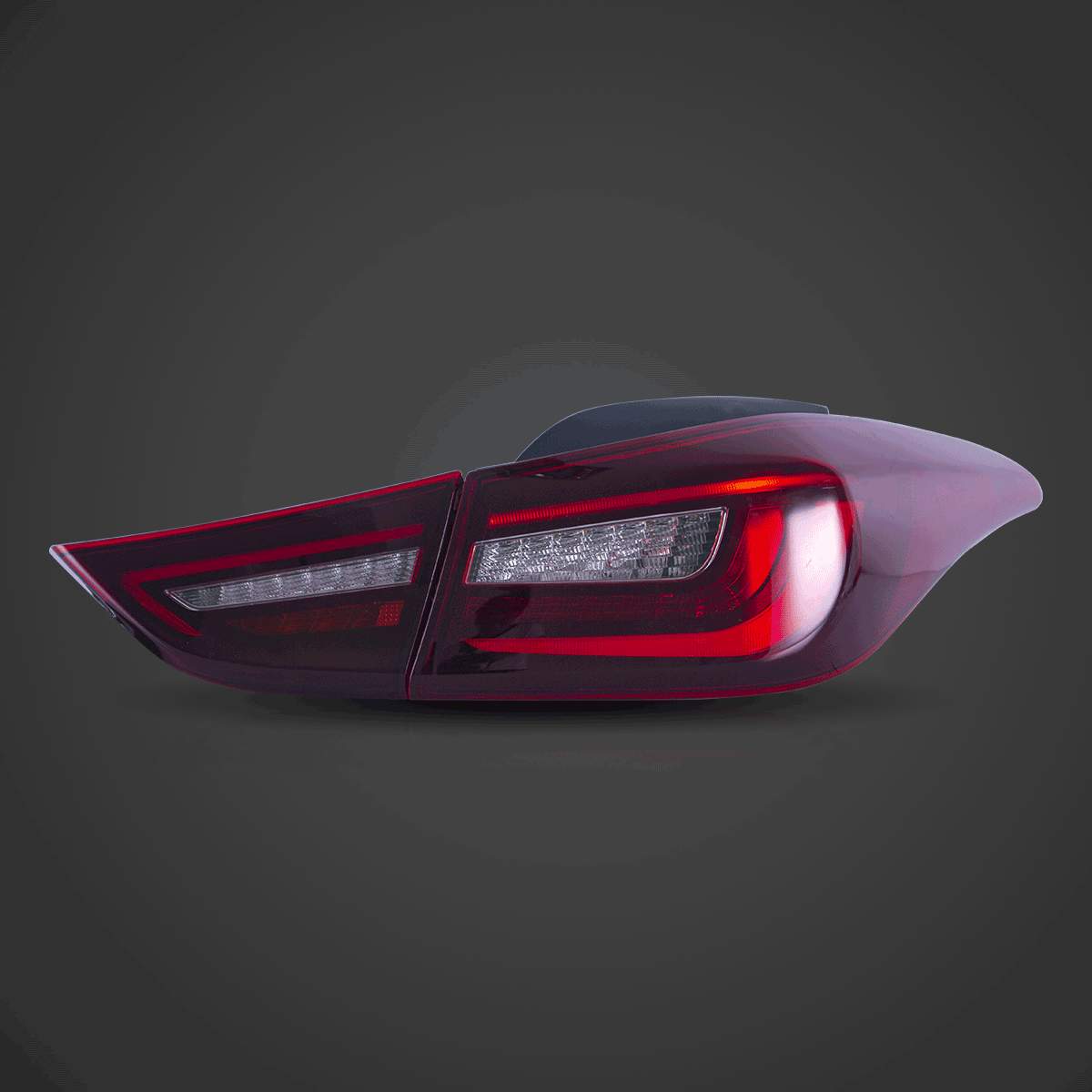 11-16 Hyundai Elantra: LED Tail Lights - Smoked photo 3