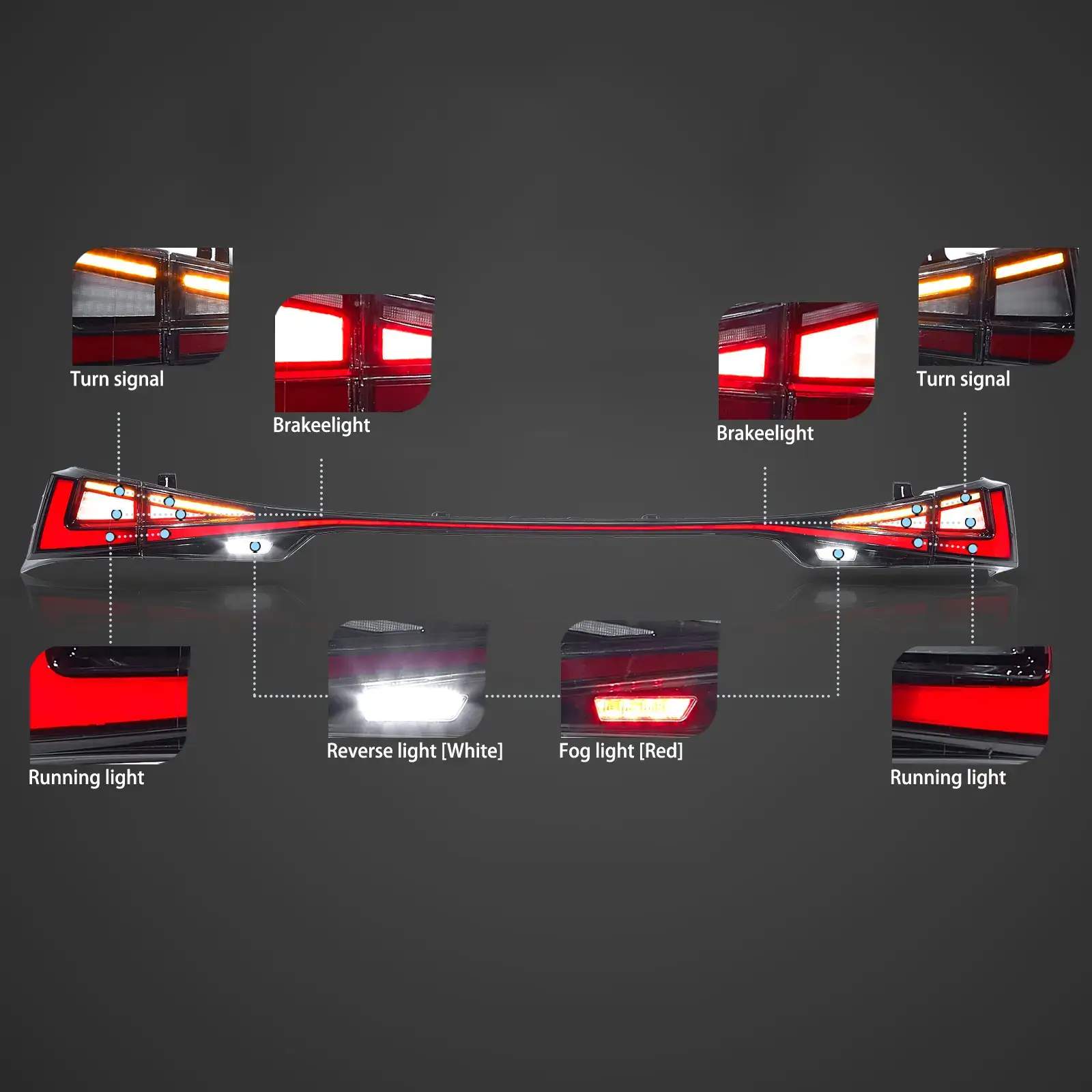 14-15 Lexus IS250: LED Tail Lights - Red photo 4