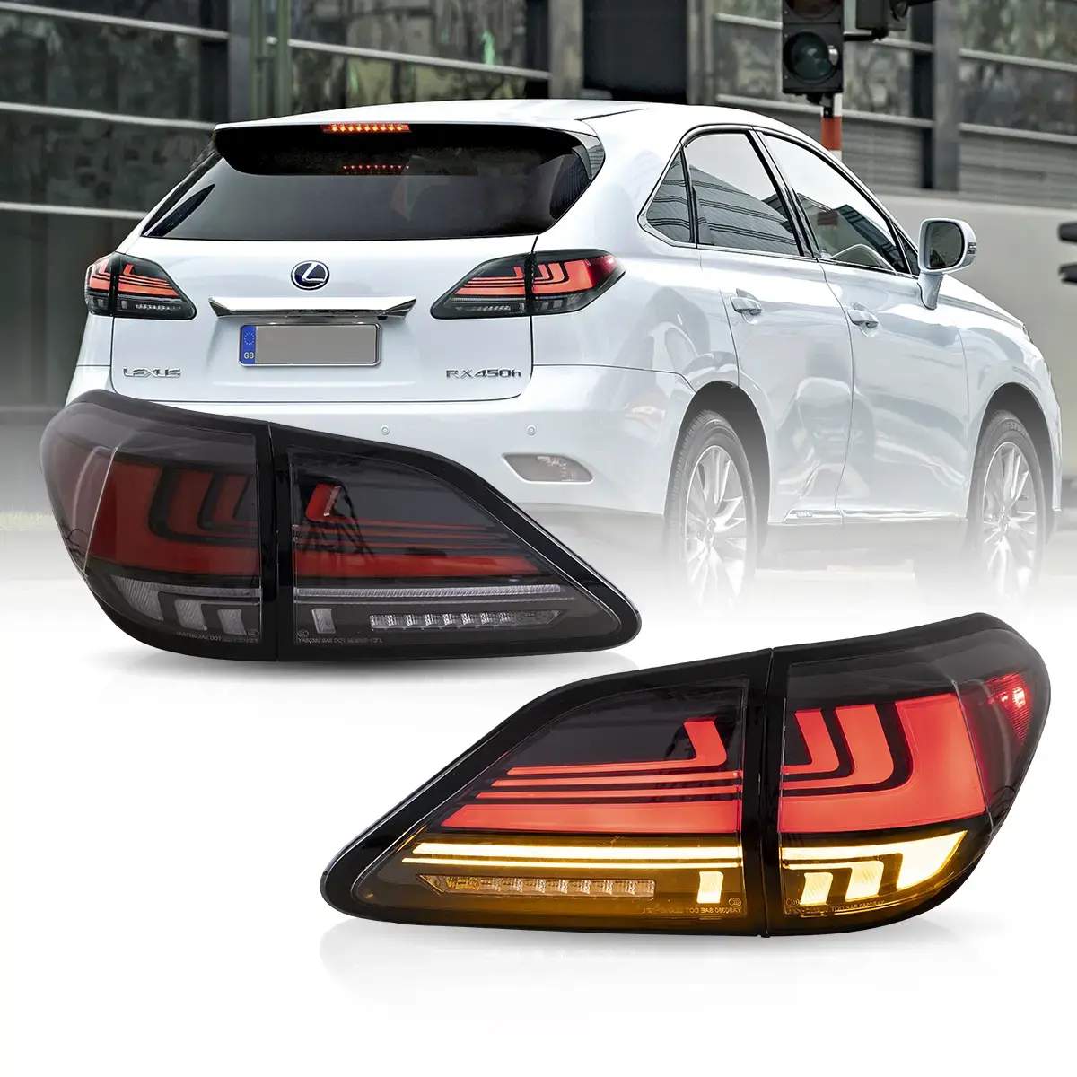 09-15 Lexus RX350: LED Tail Lights - Smoked photo 3