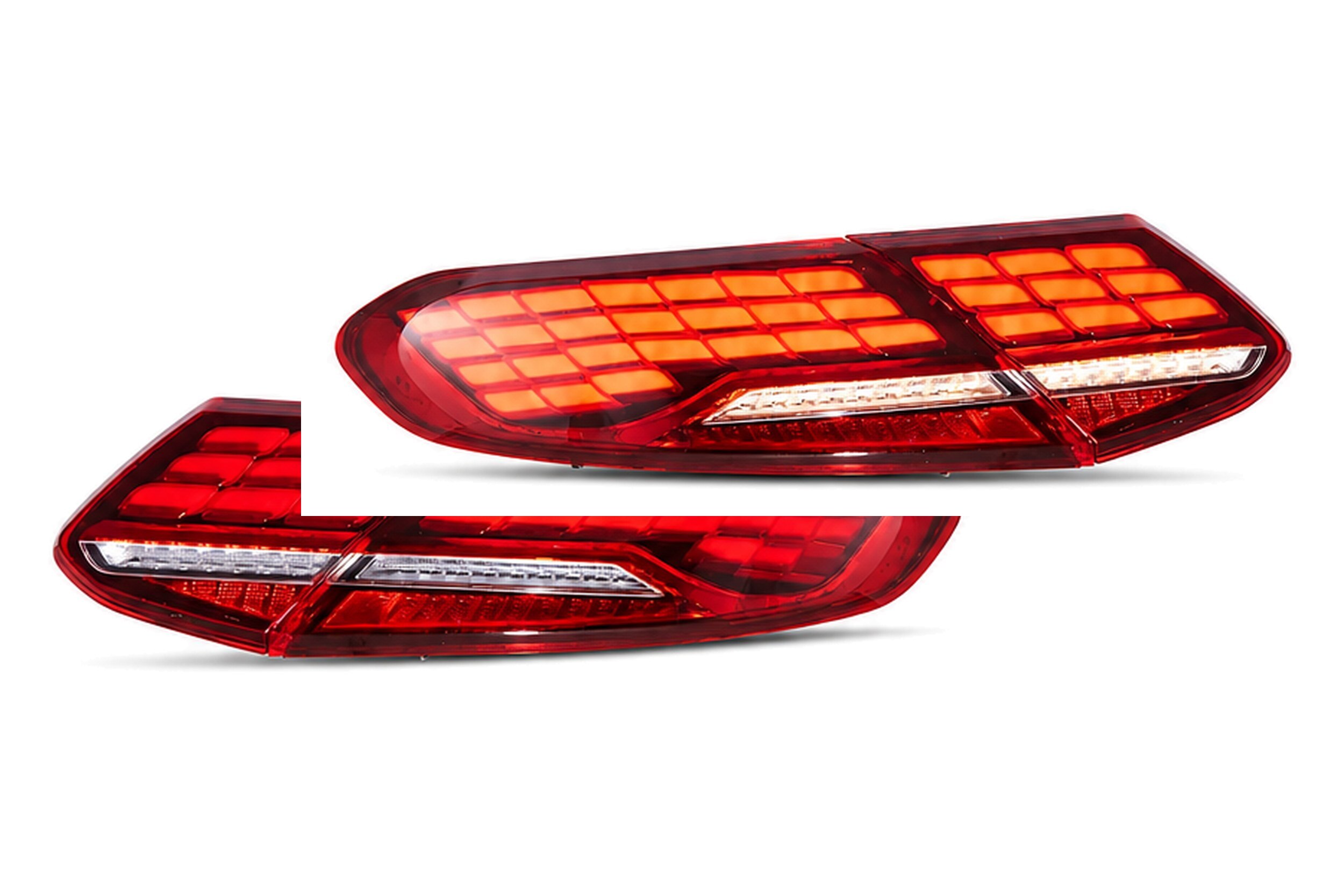 16-23 Mercedes-Benz C-Class Coupe/Cabriolet: LED Tail Lights - Red/Clear