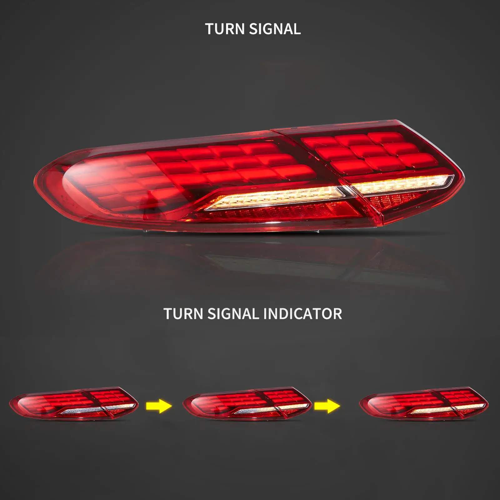 16-23 Mercedes-Benz C-Class Coupe/Cabriolet: LED Tail Lights - Red/Clear photo 3