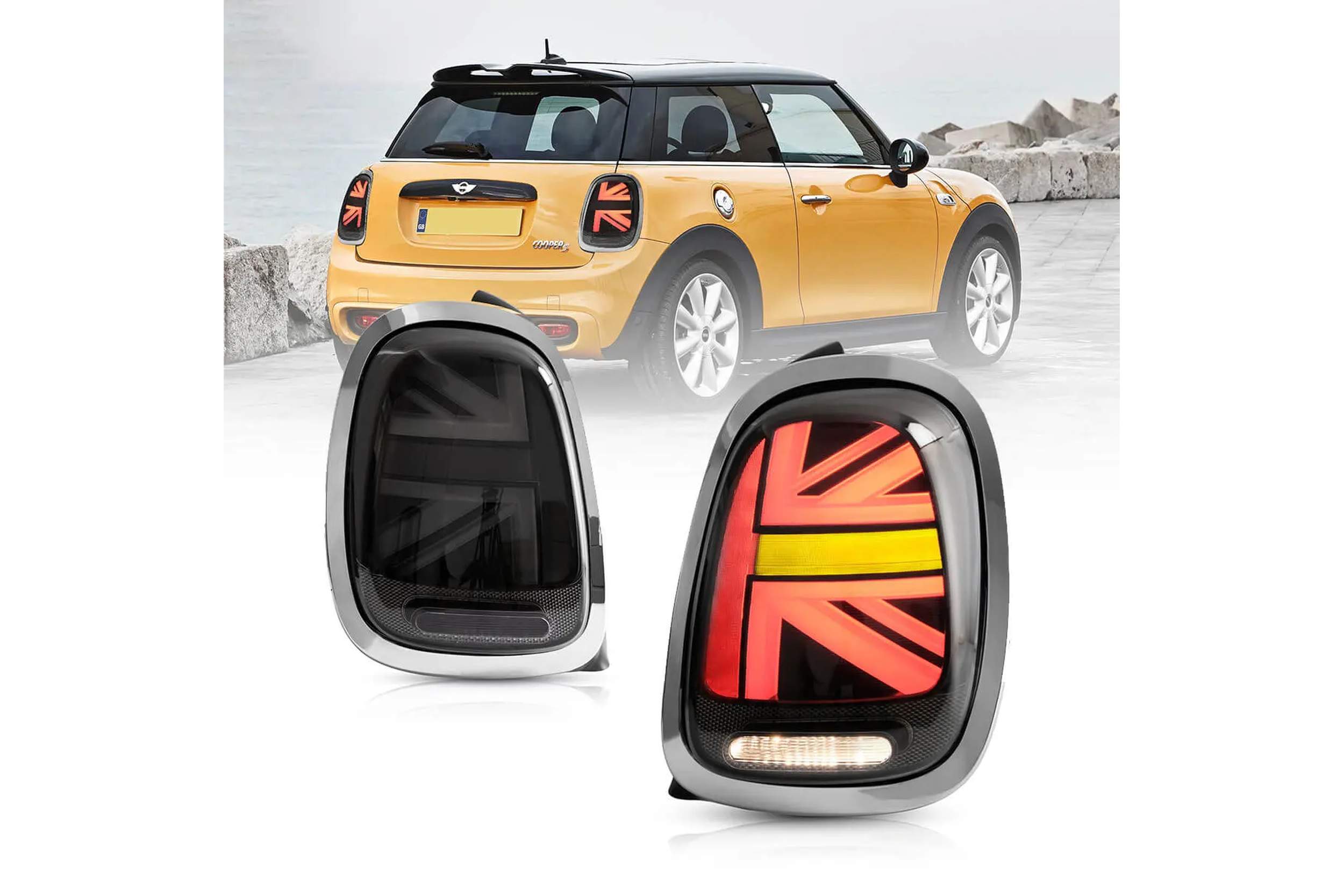 14-19 Mini F-Series: LED Tail Lights - Smoked/Chrome photo 4