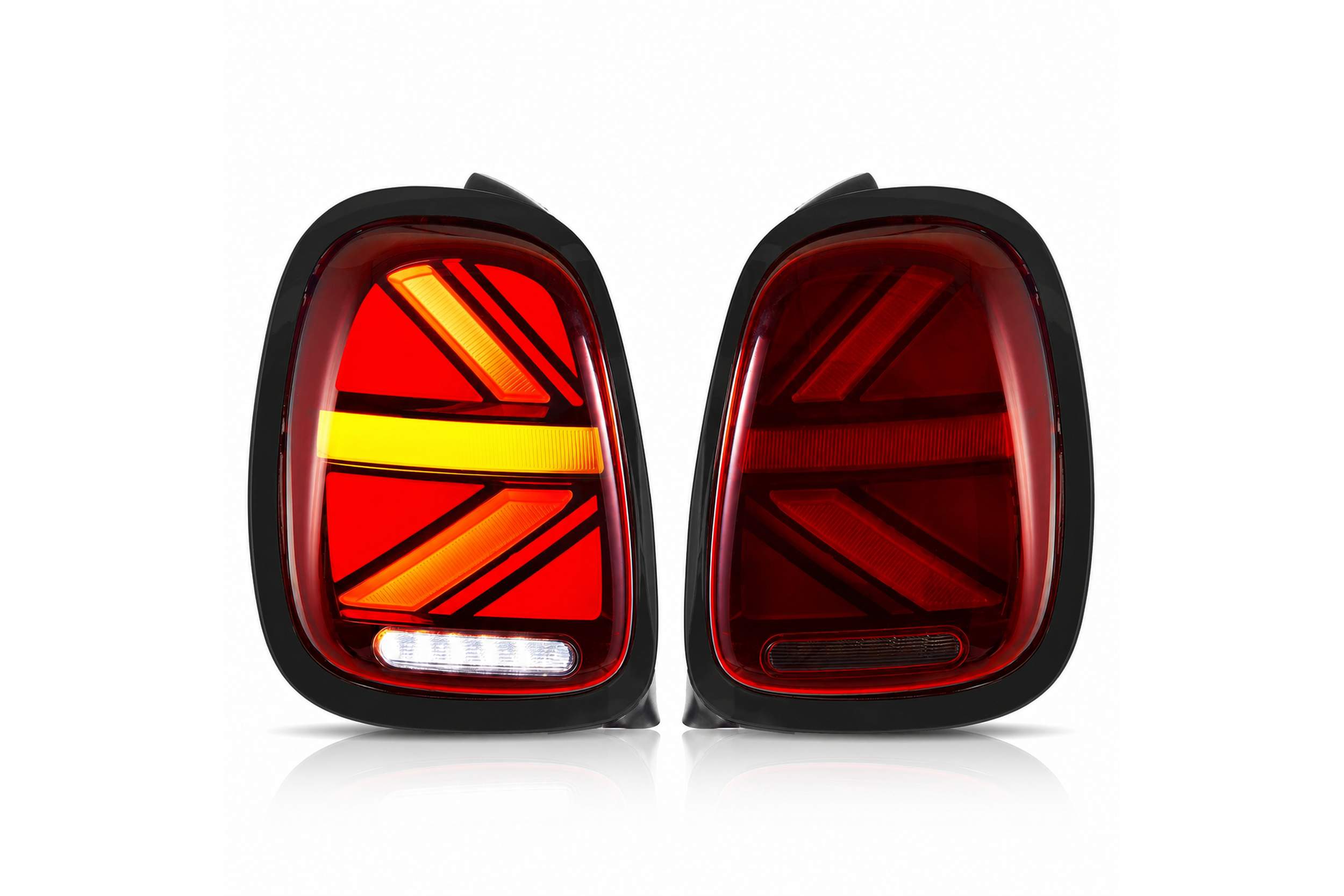 14-19 Mini F-Series: LED Tail Lights - Red/Black