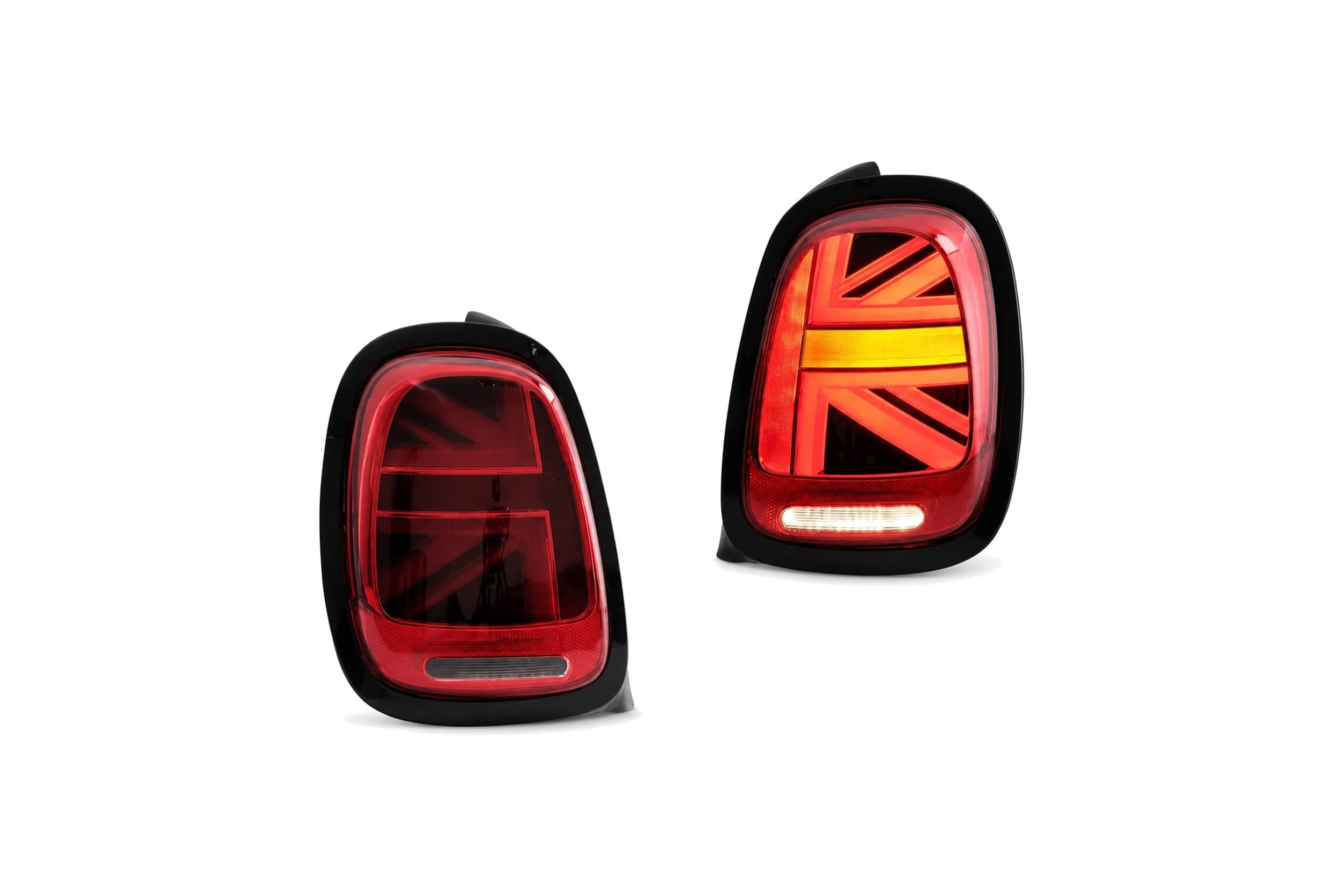 14-19 Mini Hatch: LED Tail Lights - Red/Black