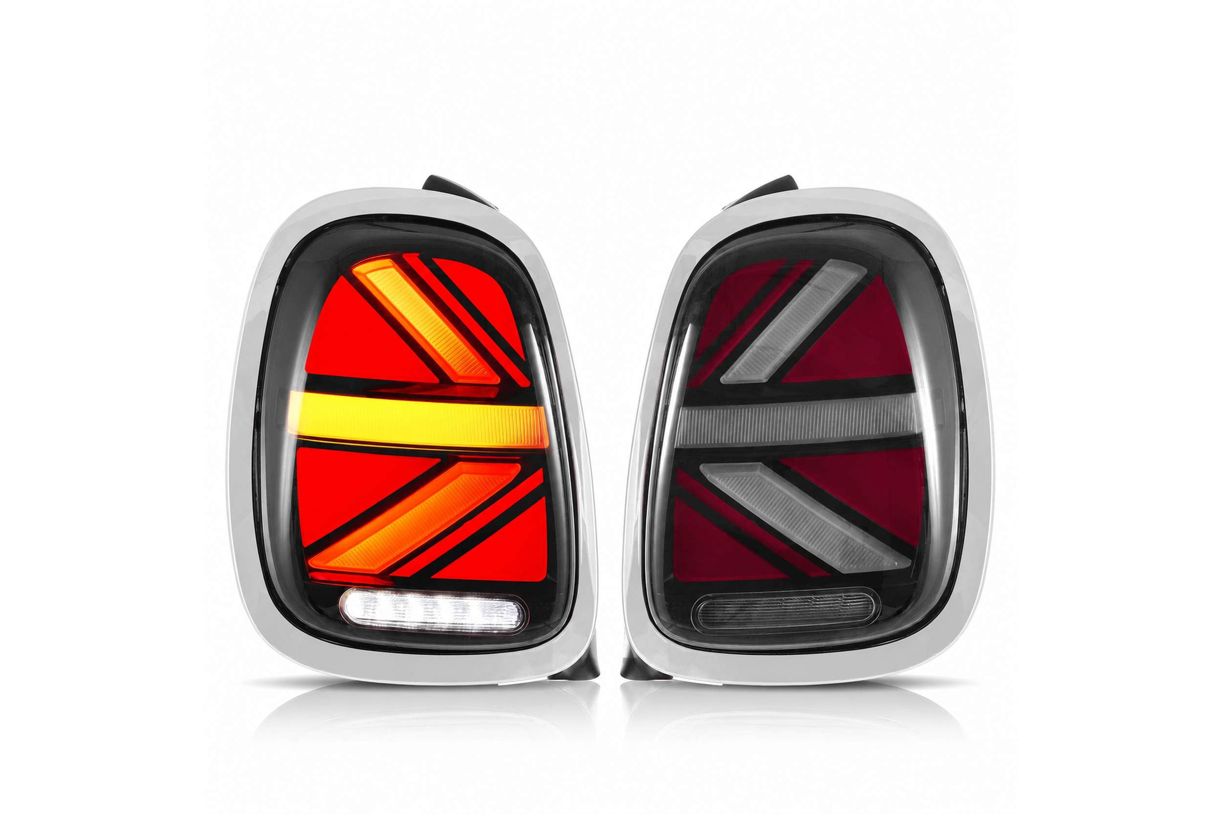 14-19 Mini Hatch: LED Tail Lights - Smoked/Chrome photo 1