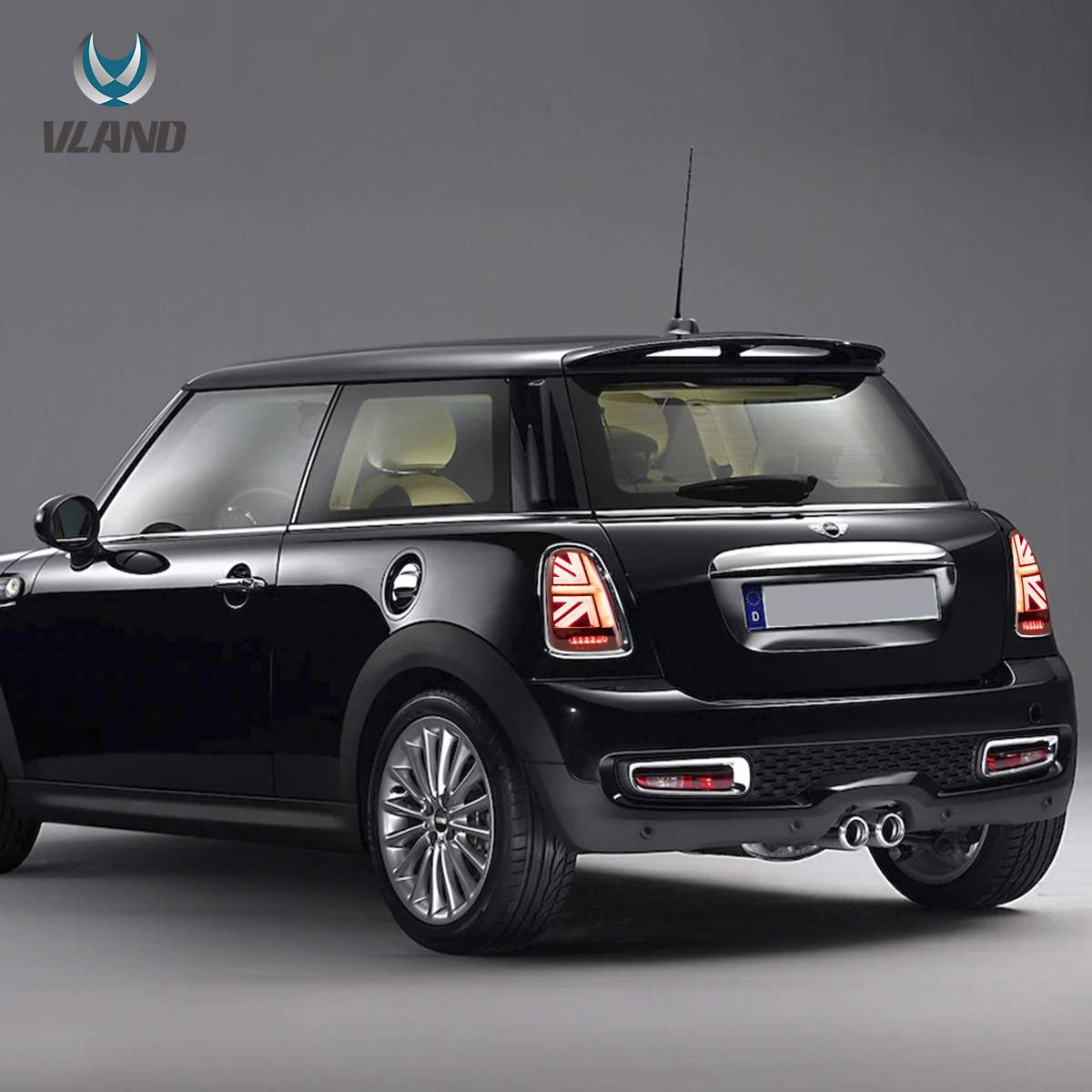07-13 Mini Hatch: LED Tail Lights - Amber/Smoked photo 4