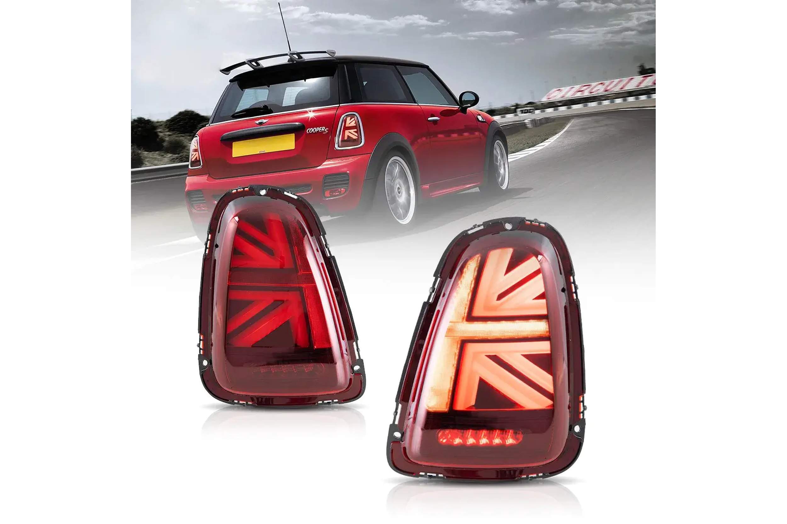 07-13 Mini R Series: LED Tail Lights - Amber/Red photo 2