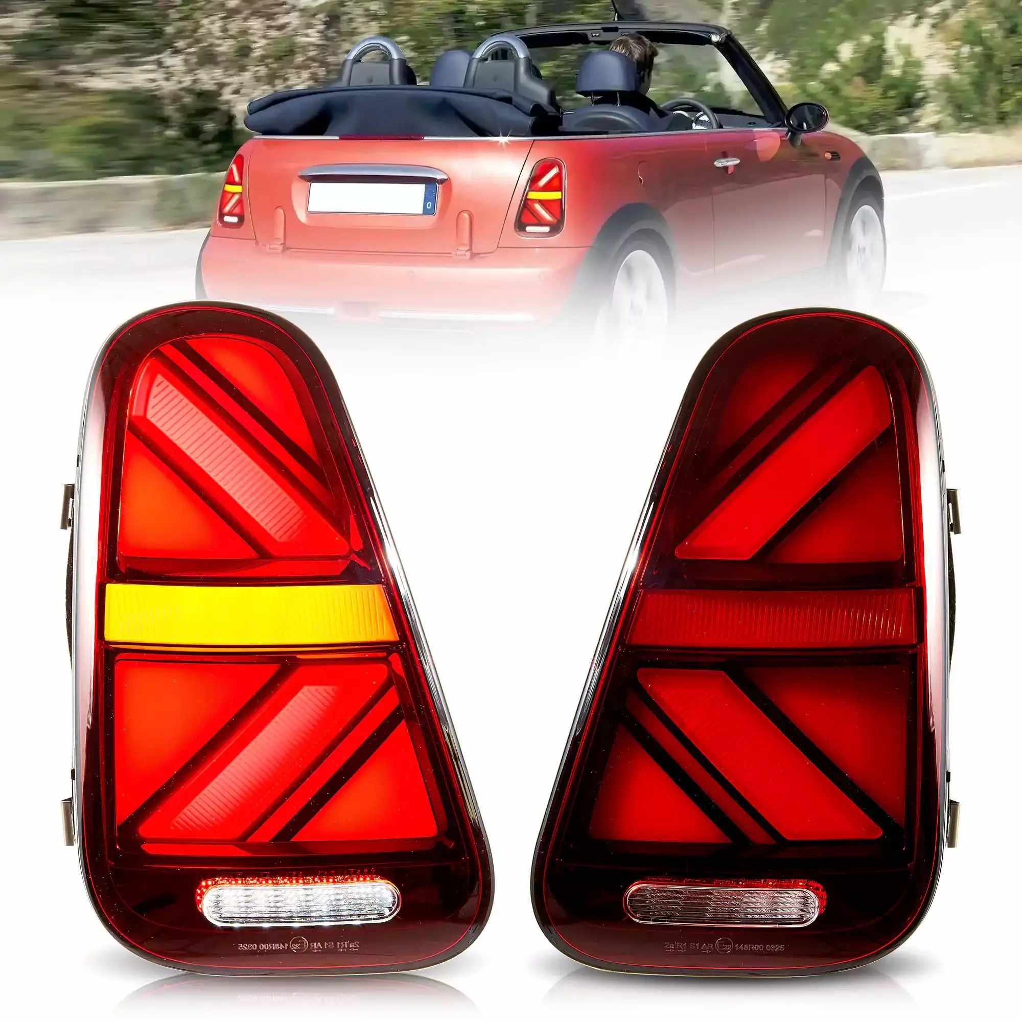 01-06 Mini R Series: LED Tail Lights - Red photo 2