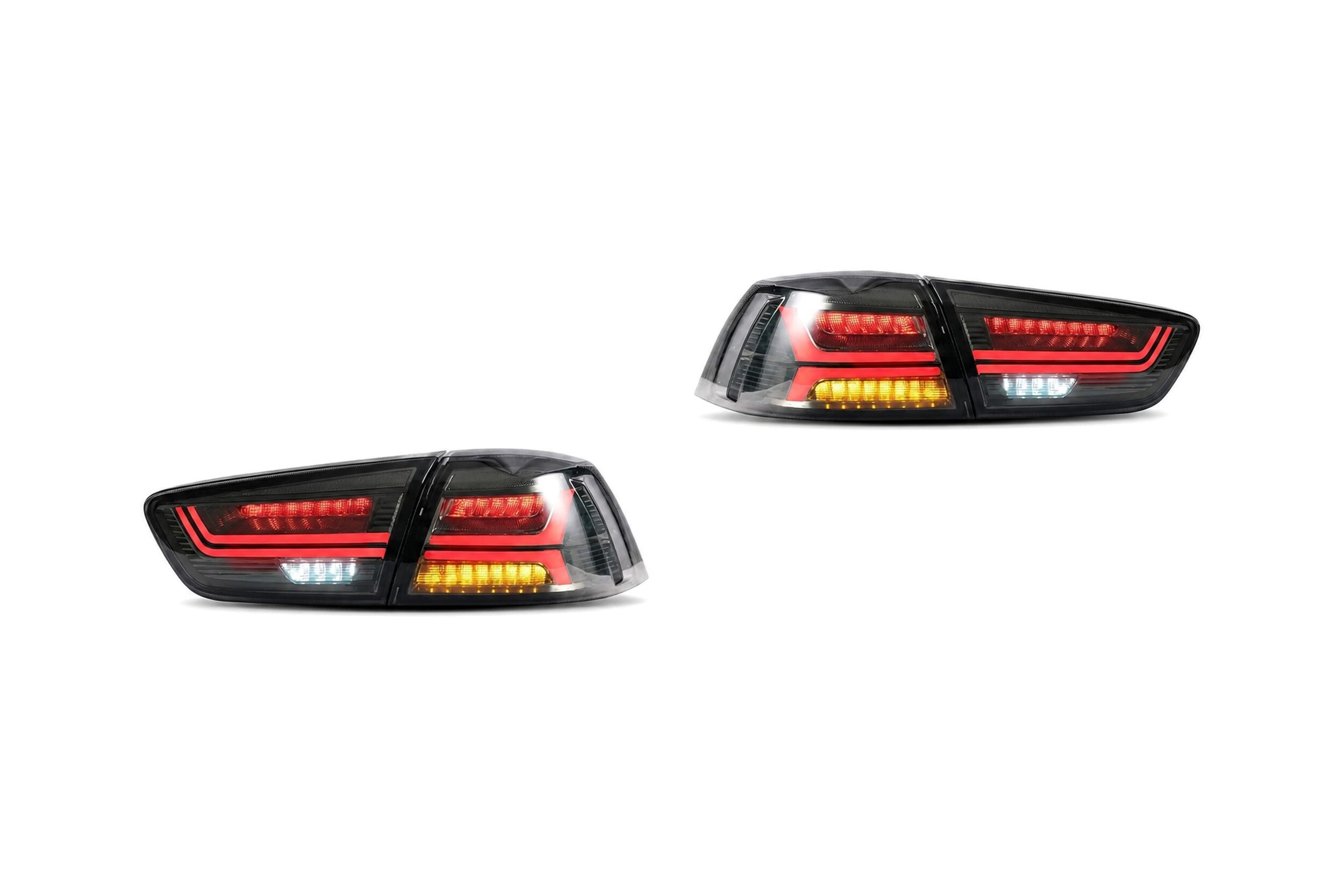 08-17 Mitsubishi Lancer: LED Tail Lights - Smoked