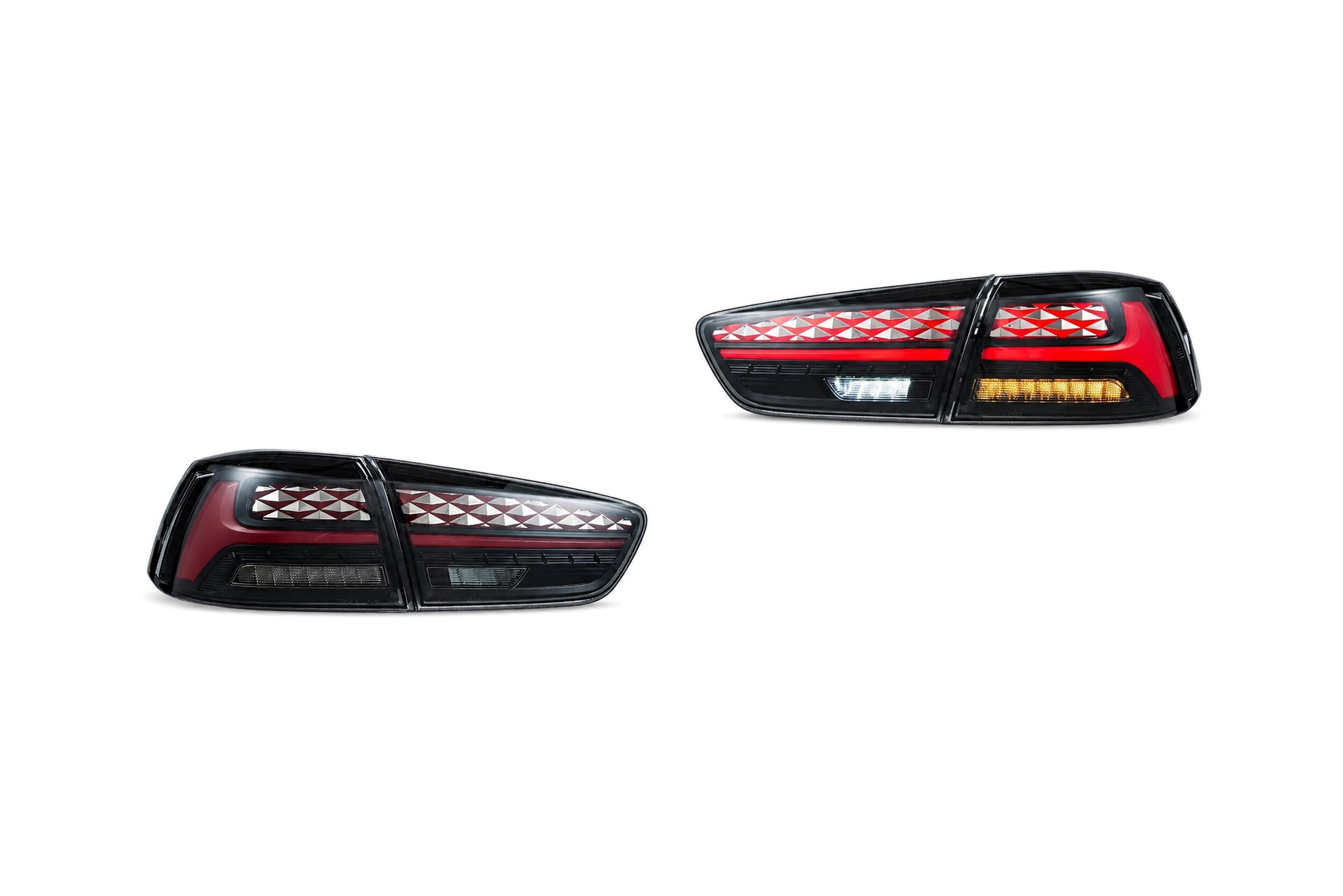 08-18 Mitsubishi Lancer: LED Tail Lights - Smoked
