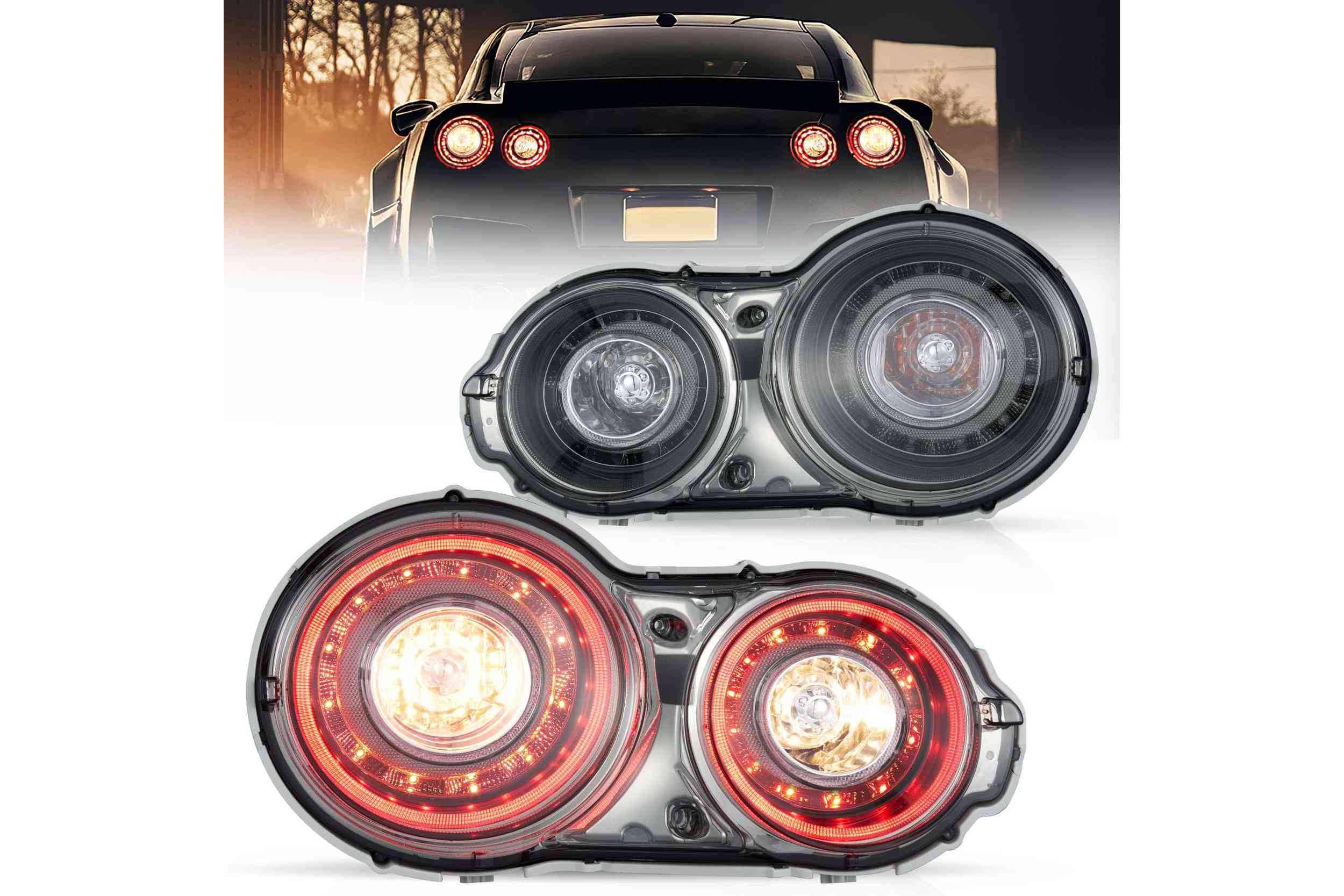 08-23 Nissan GT-R: Tail Lights - Smoked photo 2