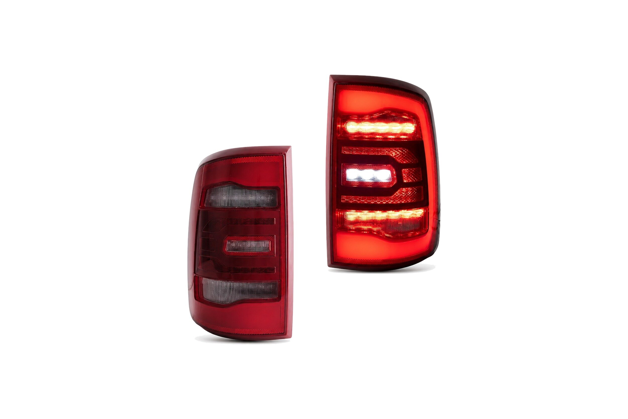 19-22 Ram 1500 Classic: LED Tail Lights - Red/Clear