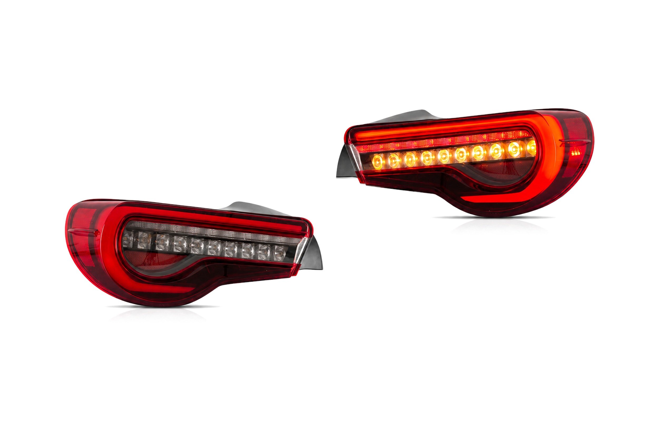 13-16 Scion FR-S: LED Tail Lights - Red/Clear