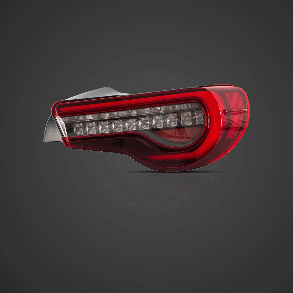 13-16 Scion FR-S: LED Tail Lights - Red/Clear photo 4