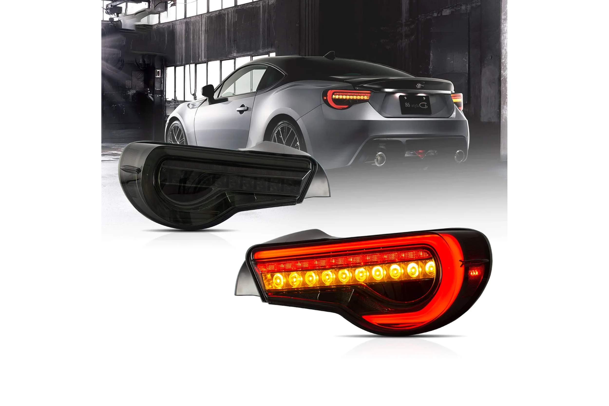 13-16 Scion FR-S: LED Tail Lights - Smoked photo 2