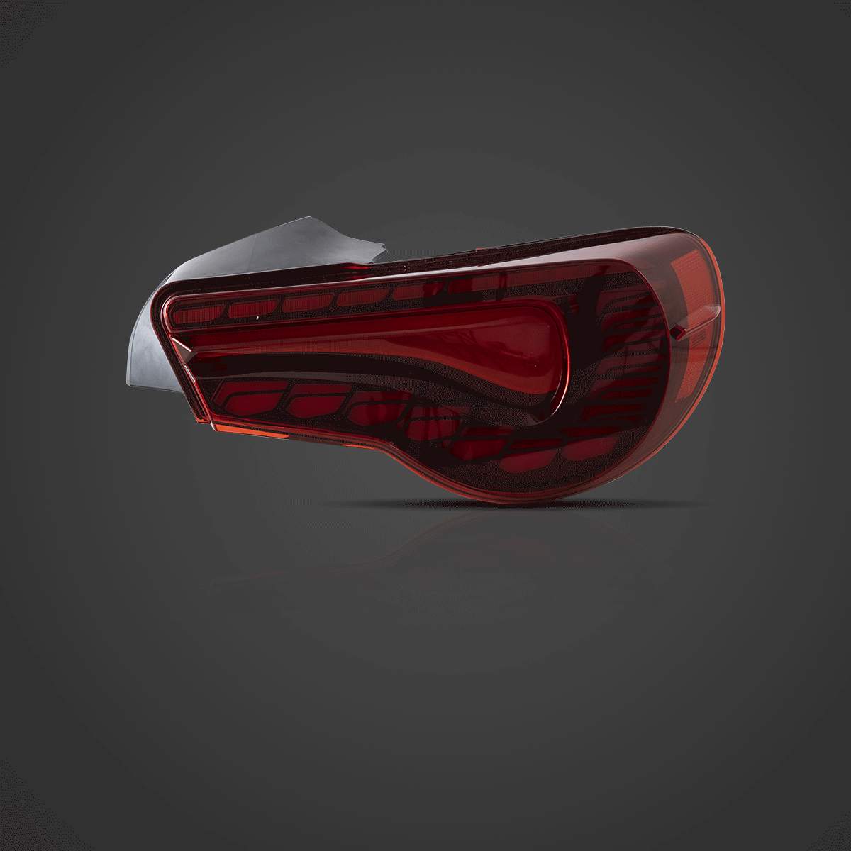 13-16 Scion FR-S: LED Tail Lights Dragon Style - Red photo 4