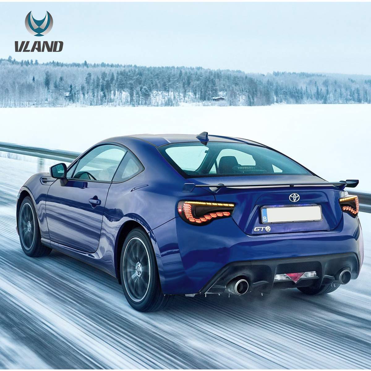 13-16 Scion FR-S: LED Tail Lights Dragon Style - Smoked photo 4
