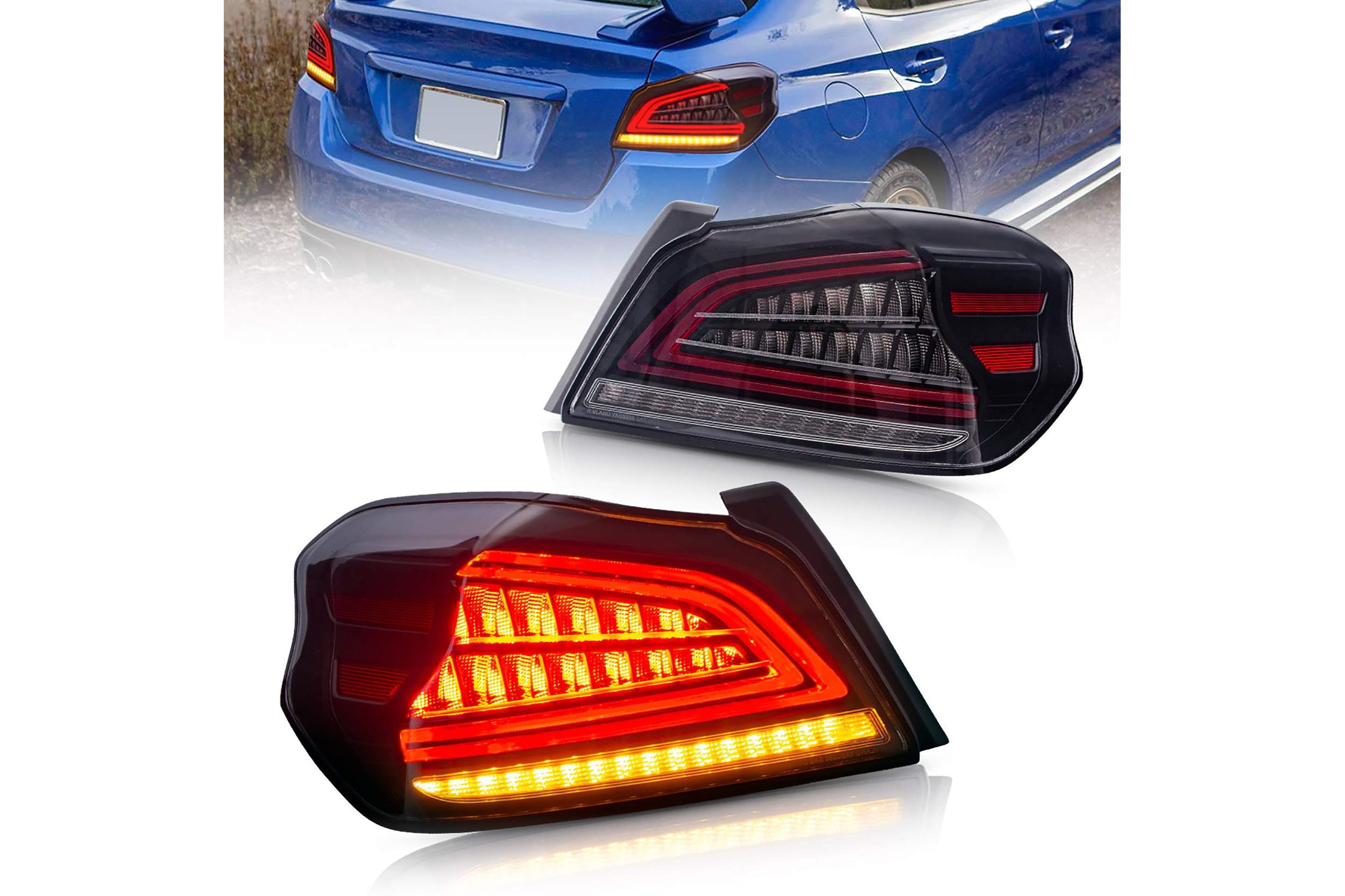 15-21 Subaru WRX: LED Tail Lights - Clear photo 2