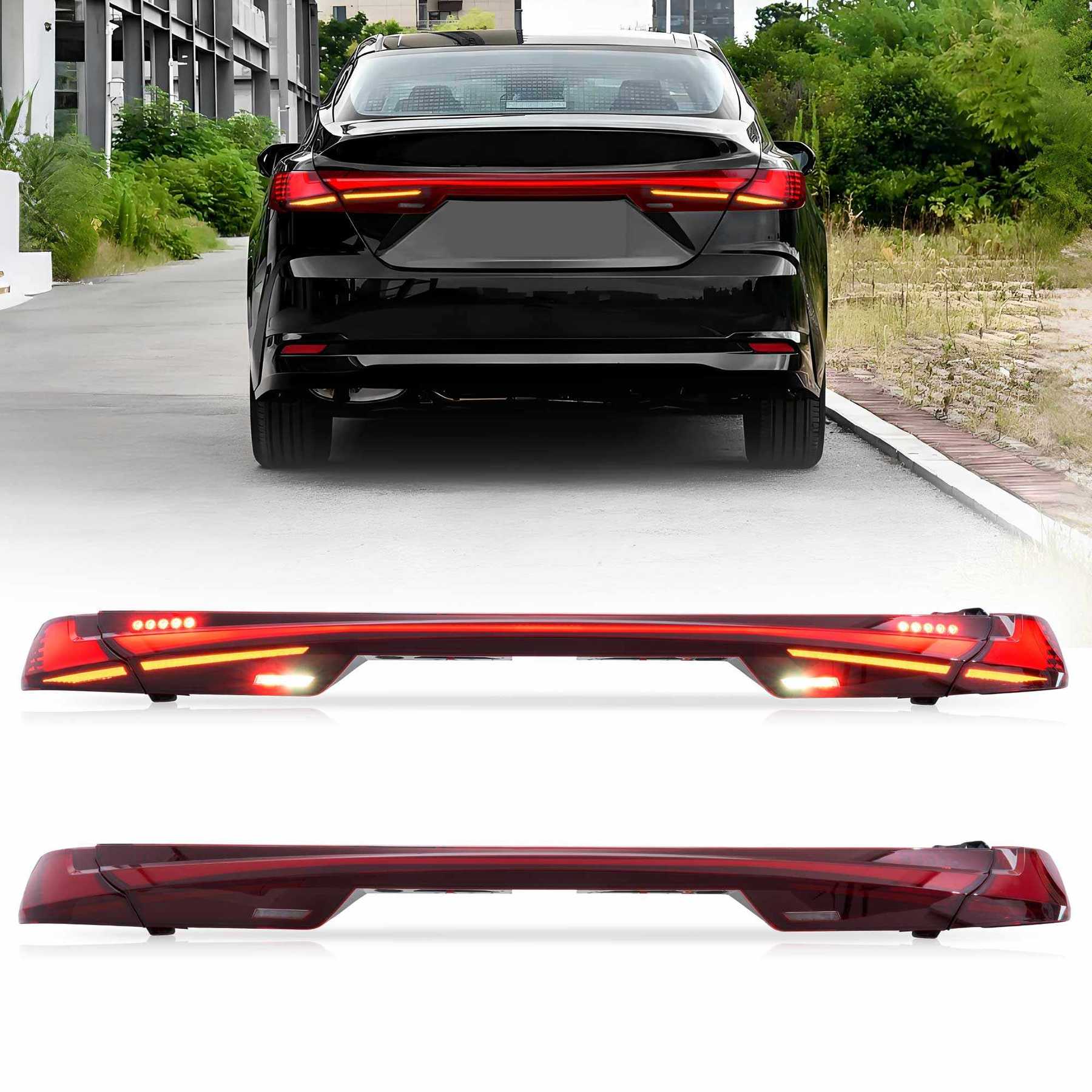 25-26 Toyota Camry: LED Tail Lights - Red photo 2