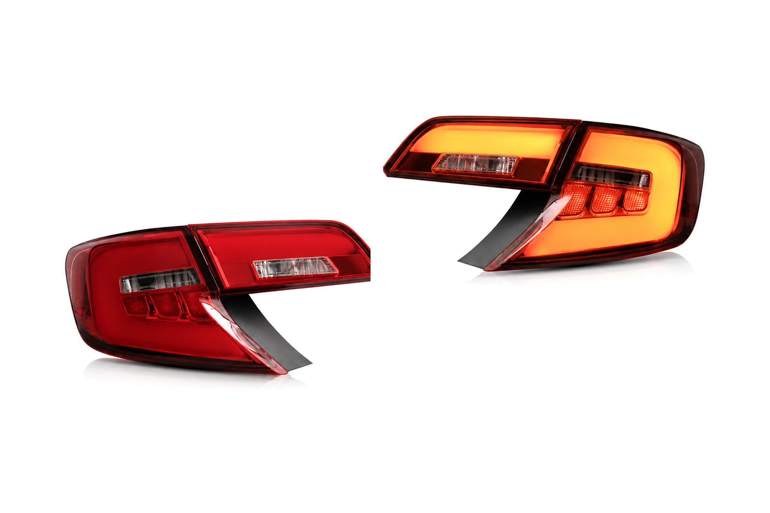 12-14 Toyota Camry: LED Tail Lights - Red/Smoked