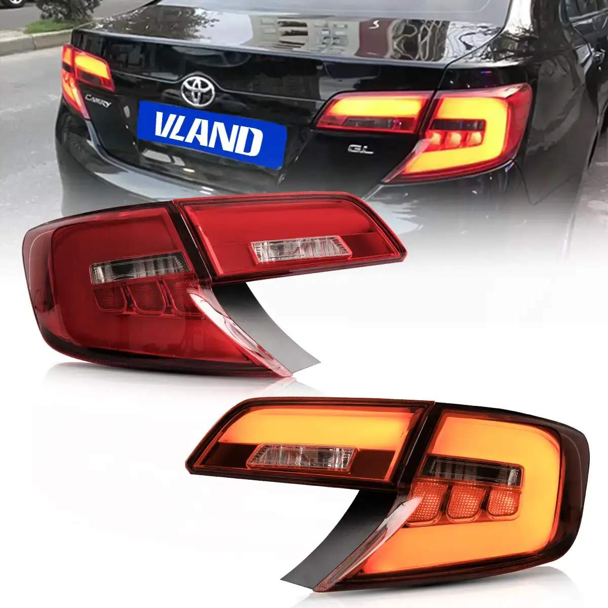 12-14 Toyota Camry: LED Tail Lights - Smoked photo 3