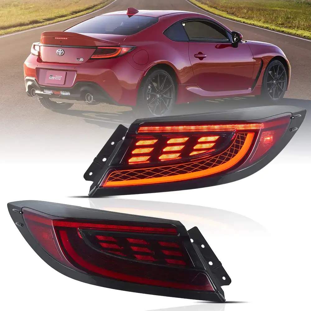 22-26 Toyota GR86: LED Tail Lights - Smoked photo 3