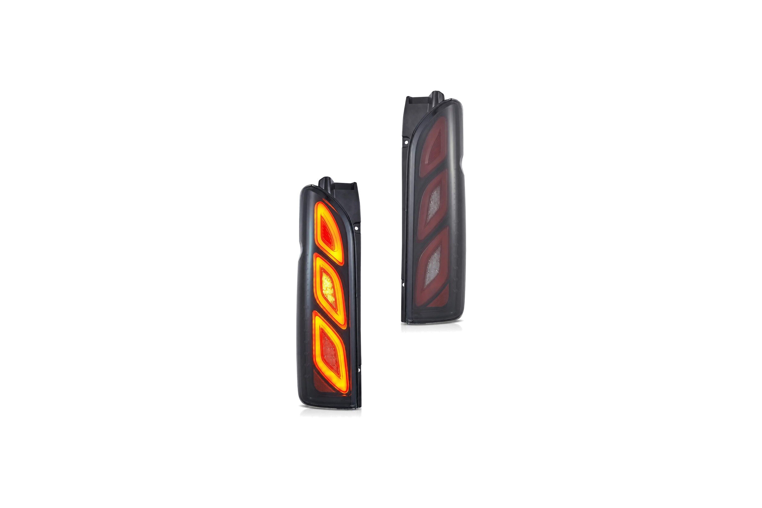04-19 Toyota Hiace: LED Tail Lights - Smoked