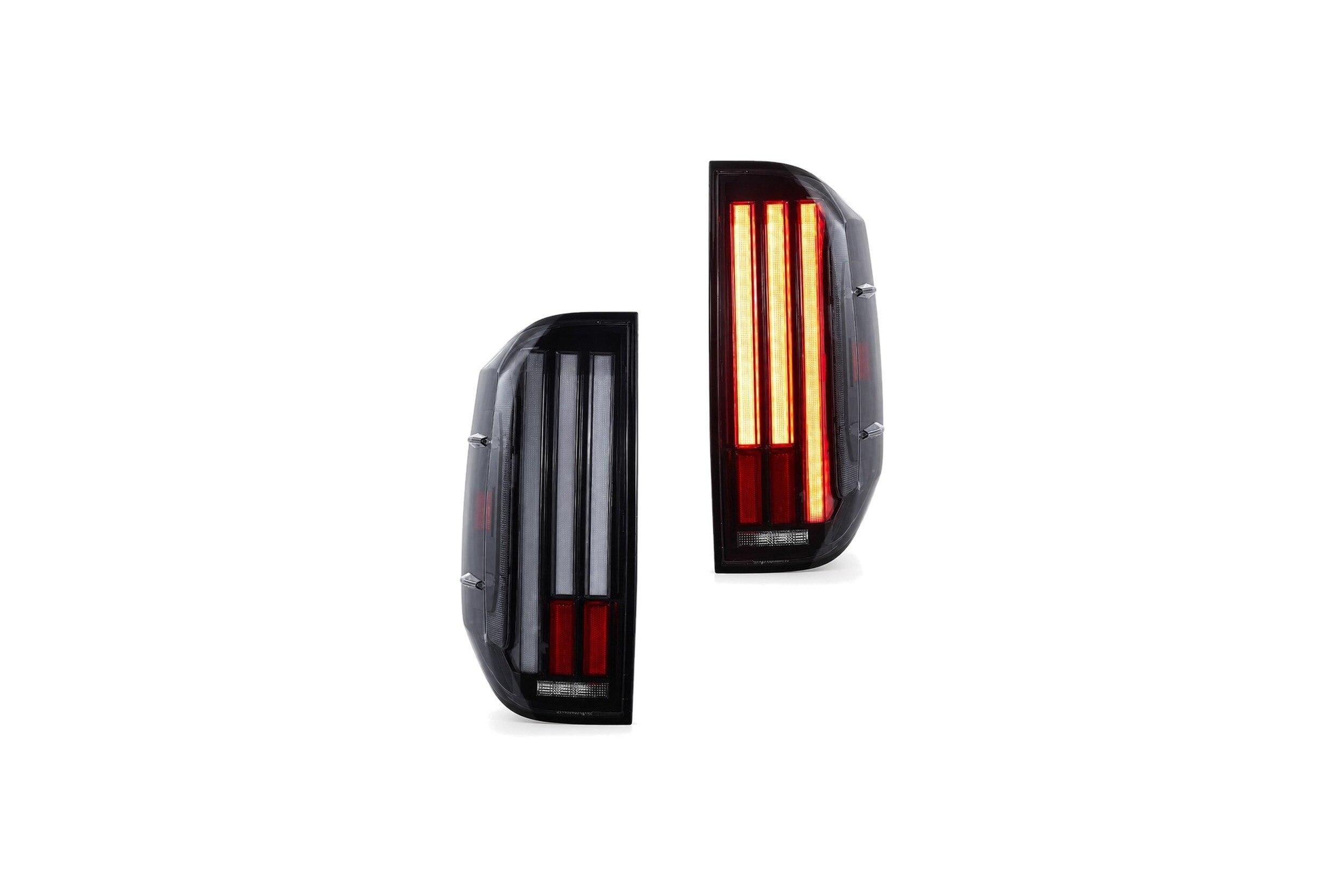 14-21 Toyota Tundra: LED Tail Lights - Clear/Smoked/Red Turns