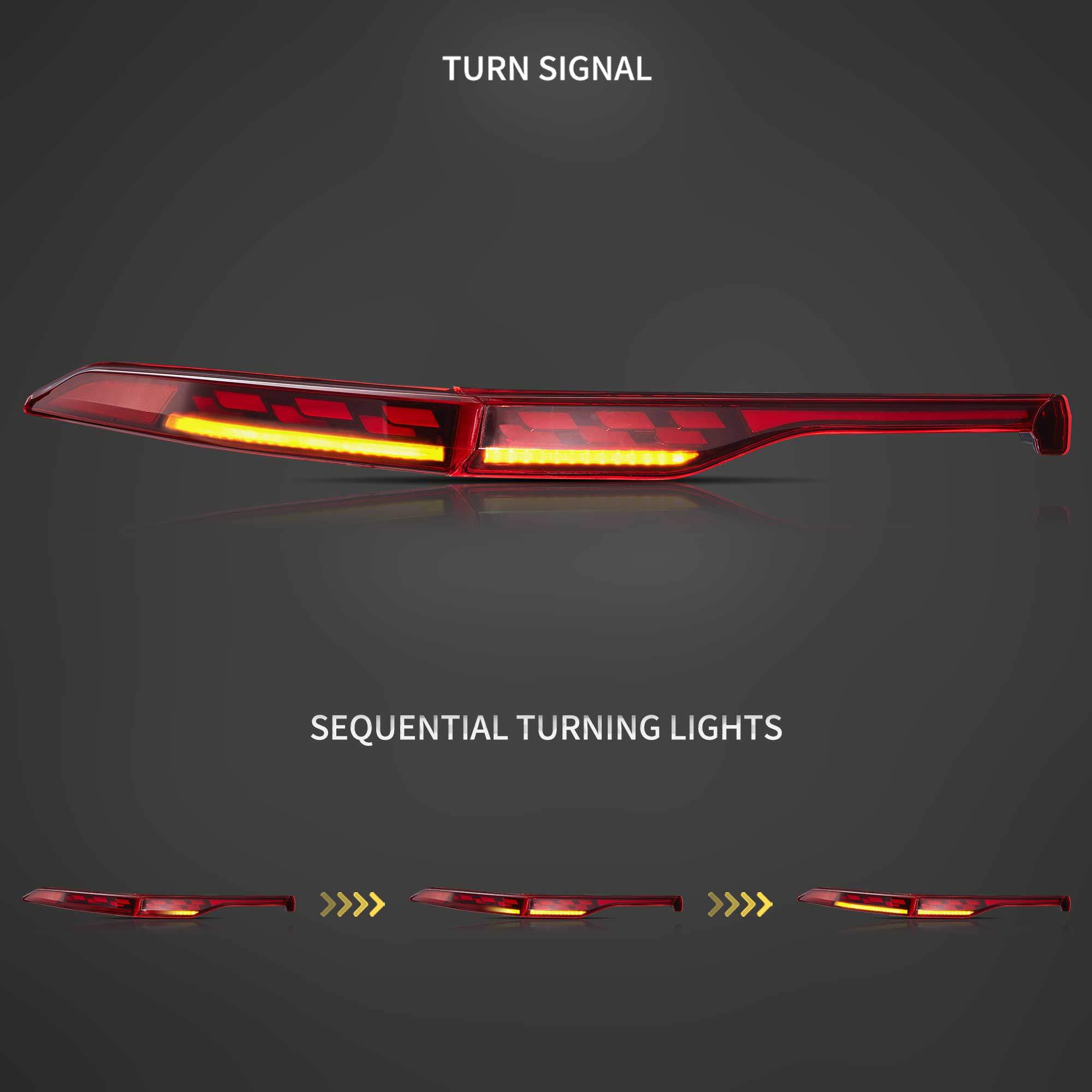 21-24 Toyota Venza: LED Tail Lights - Clear/Red photo 4