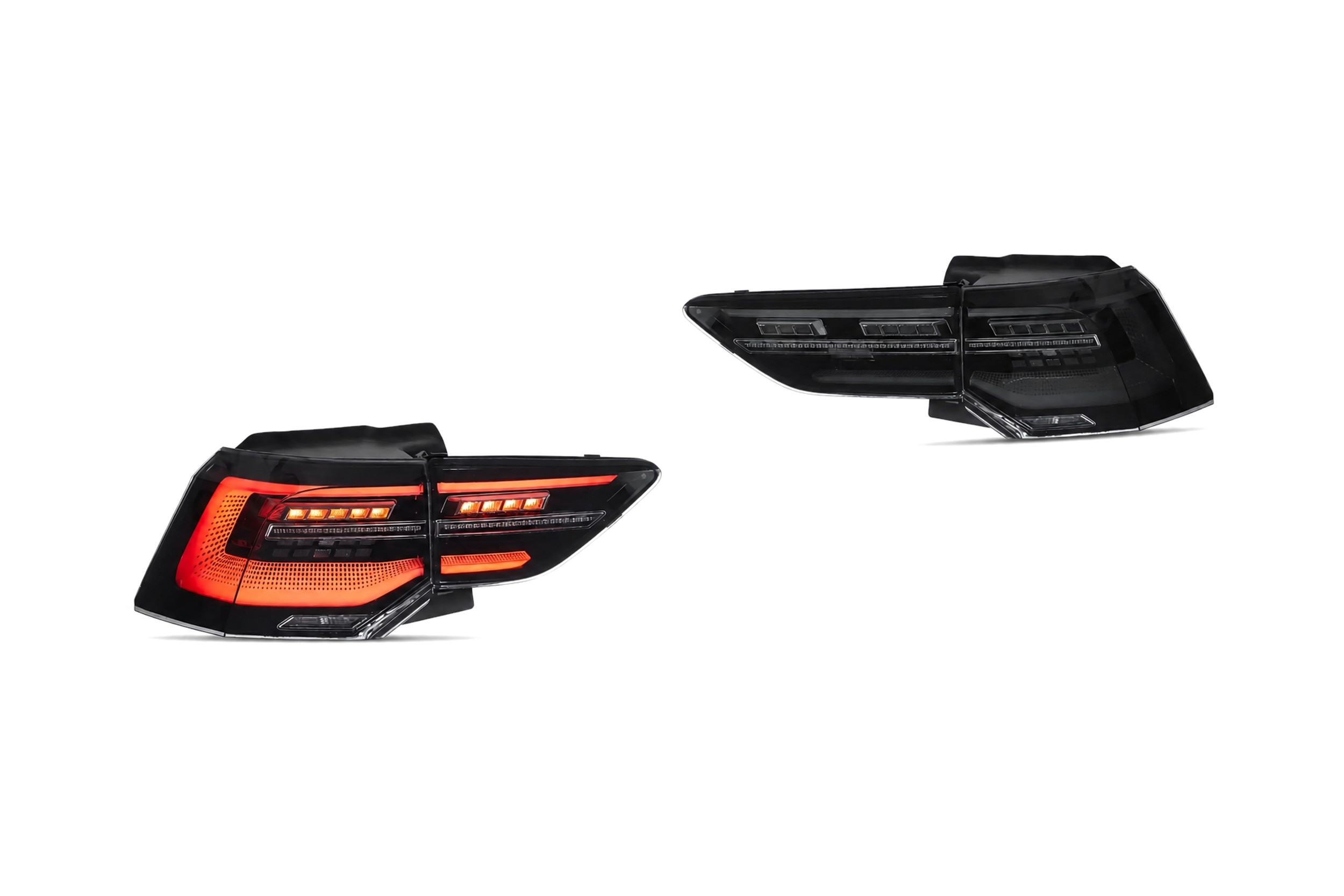 20-23 Volkswagen Golf: LED Tail Lights - Amber/Smoked