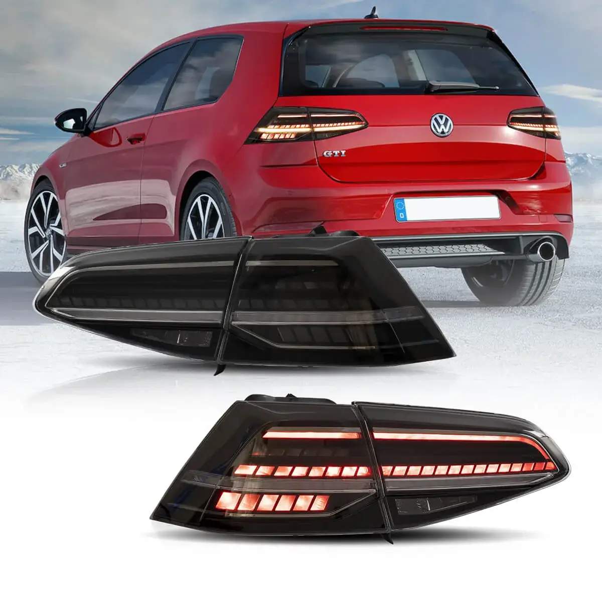 15-16 Volkswagen Golf: Winjet Fog Lights - Clear photo 3