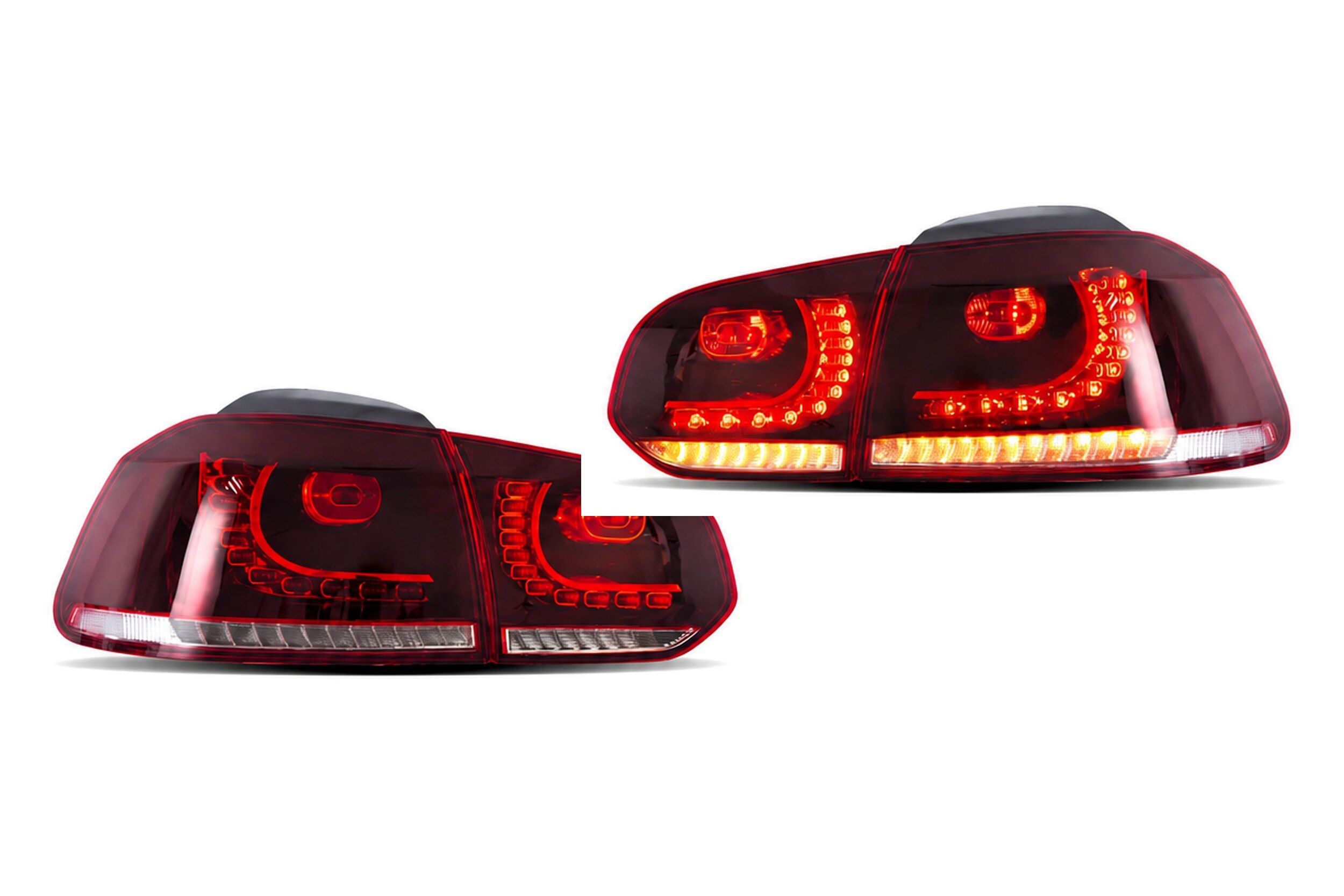 08-14 Volkswagen Golf: LED Tail Lights - Amber/Red/Clear