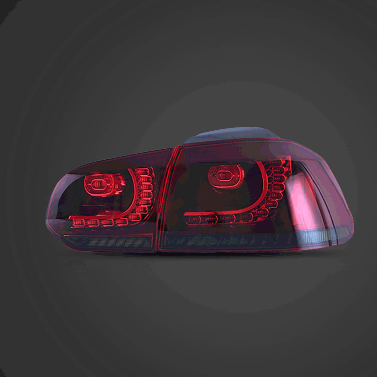 08-14 Volkswagen Golf: LED Tail Lights - Amber/Red/Clear photo 4