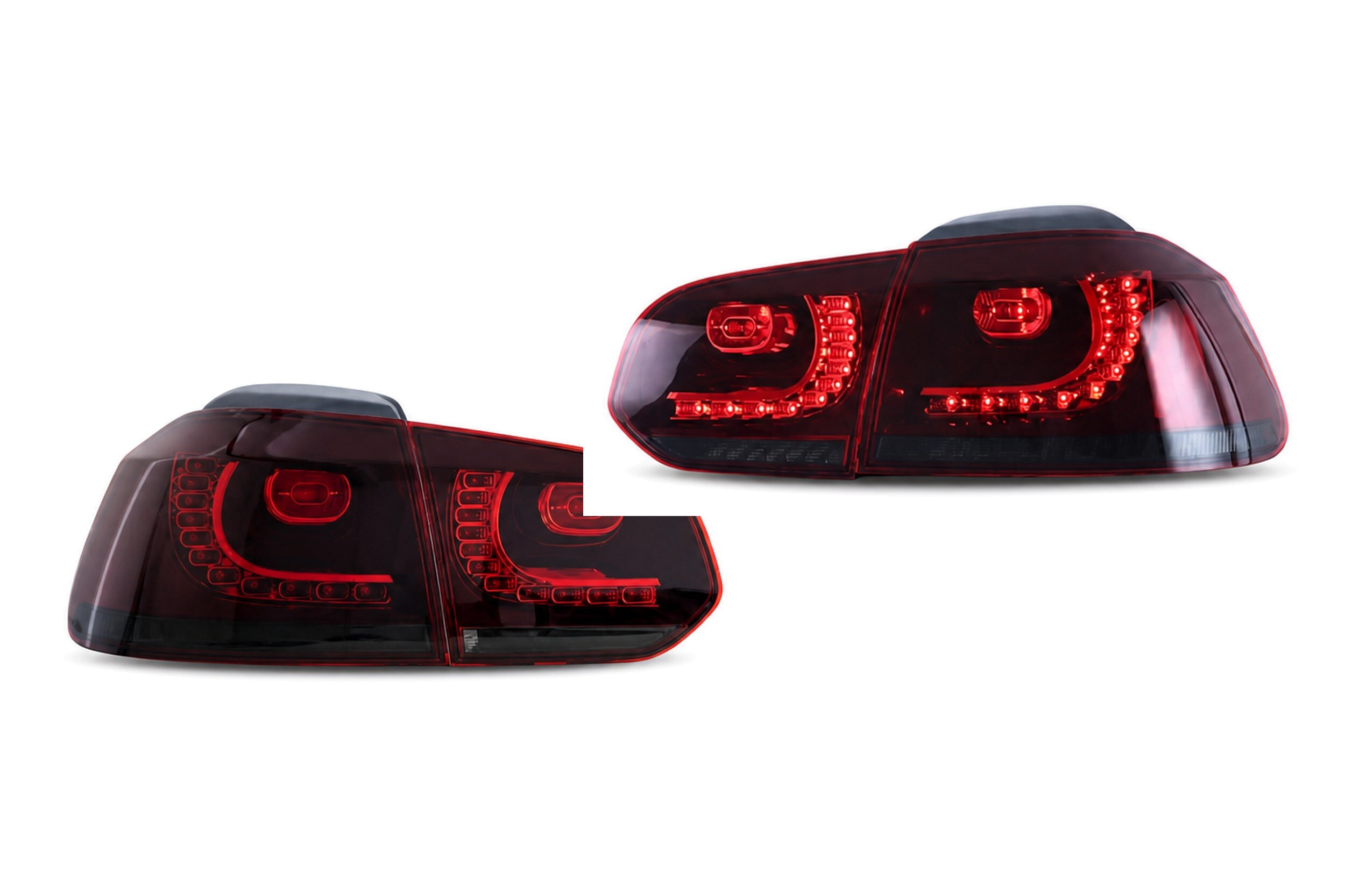08-14 Volkswagen Golf: LED Tail Lights - Amber/Red/Smoked
