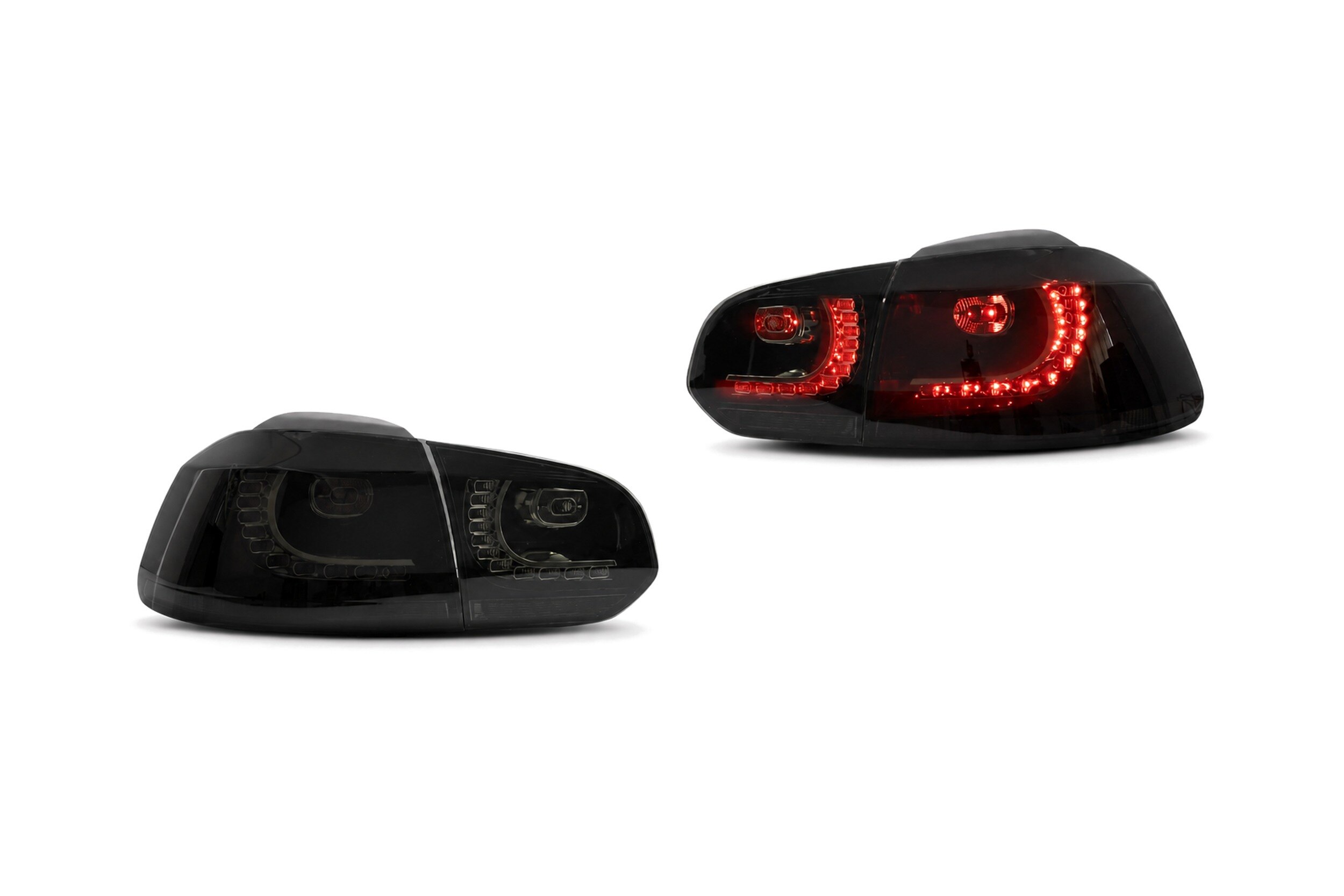 08-14 Volkswagen Golf: LED Tail Lights - Amber/Smoked