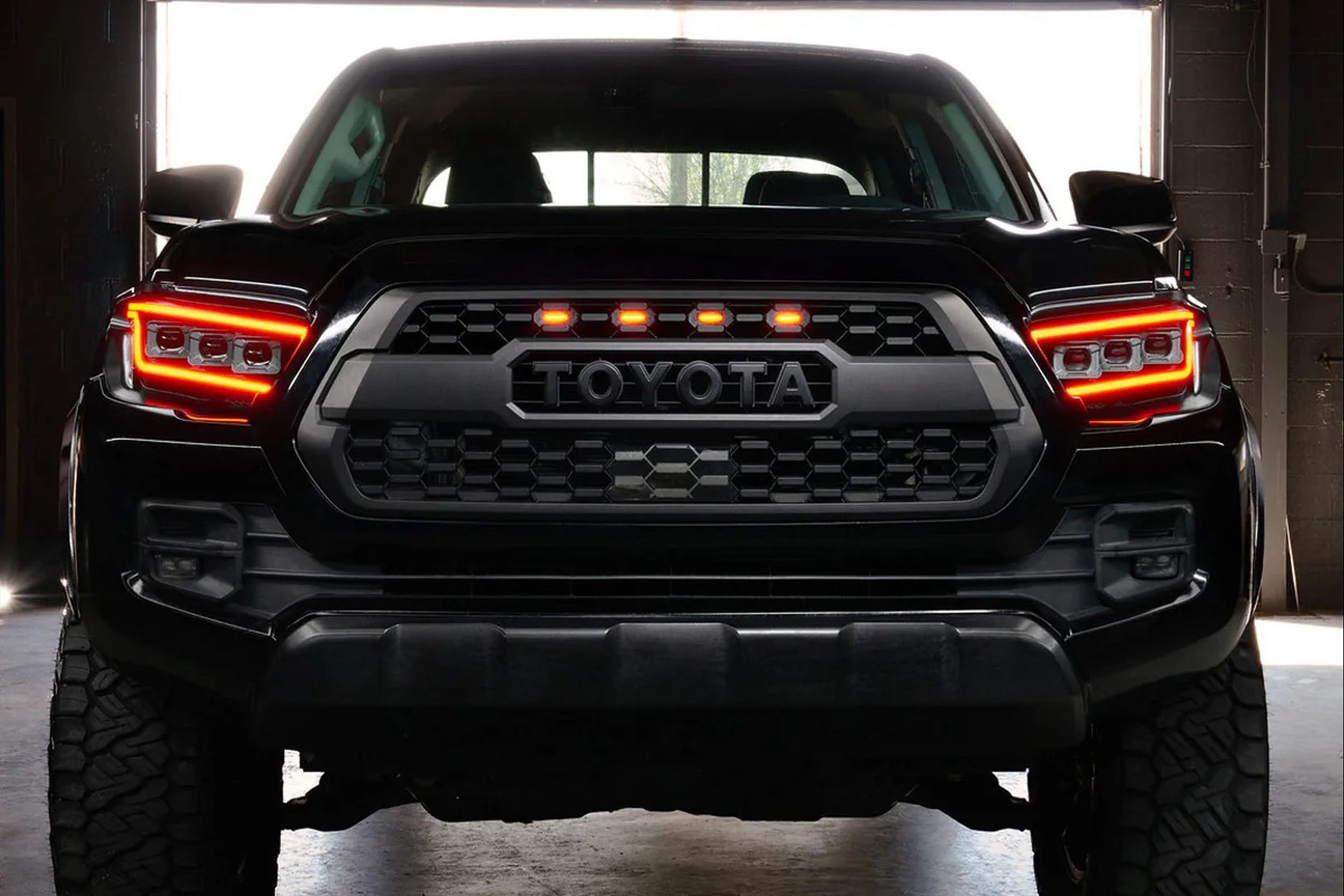 16-23 Toyota Tacoma Lensless LED Headlights photo 3