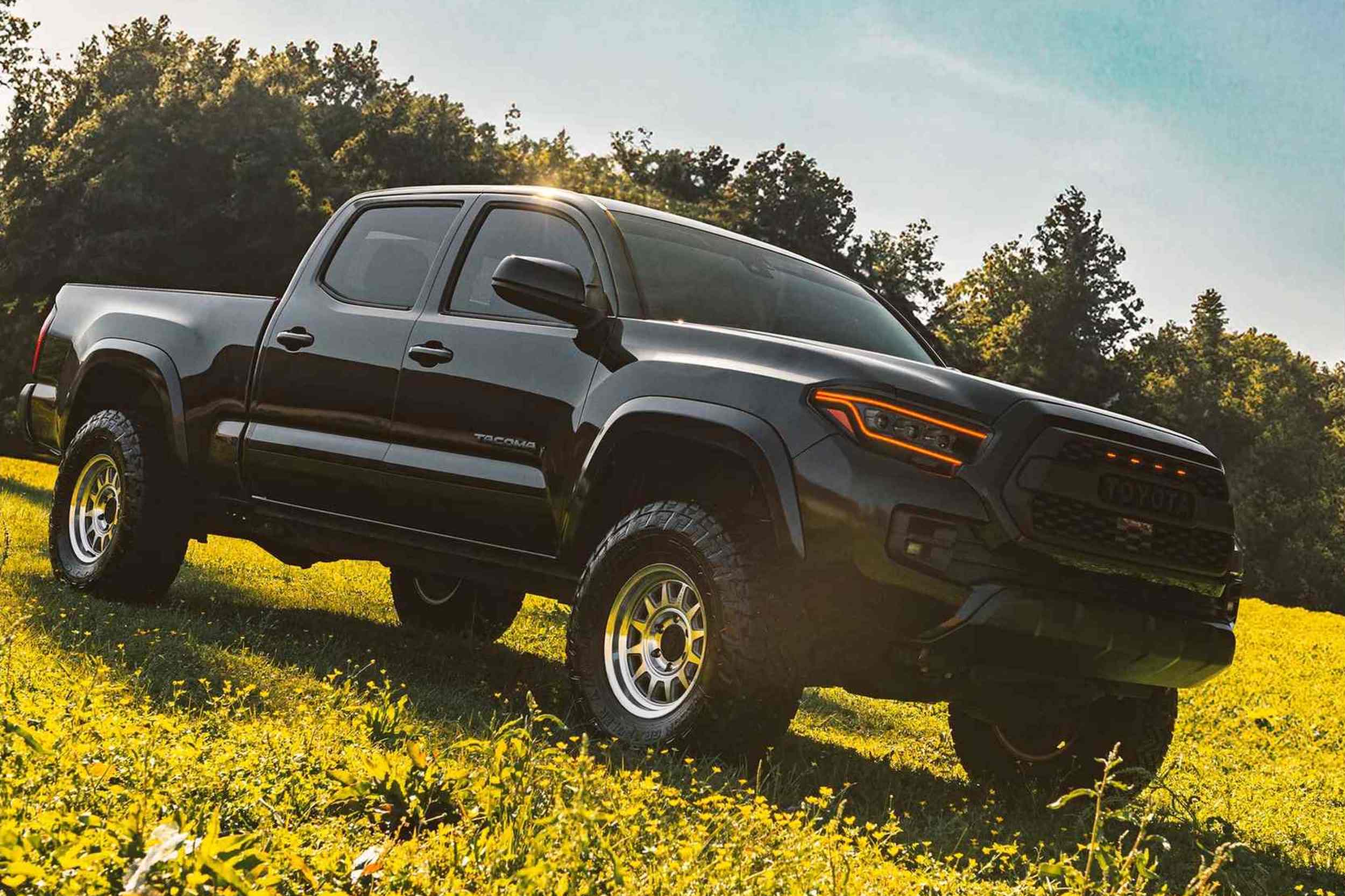 16-23 Toyota Tacoma Lensless LED Headlights photo 2