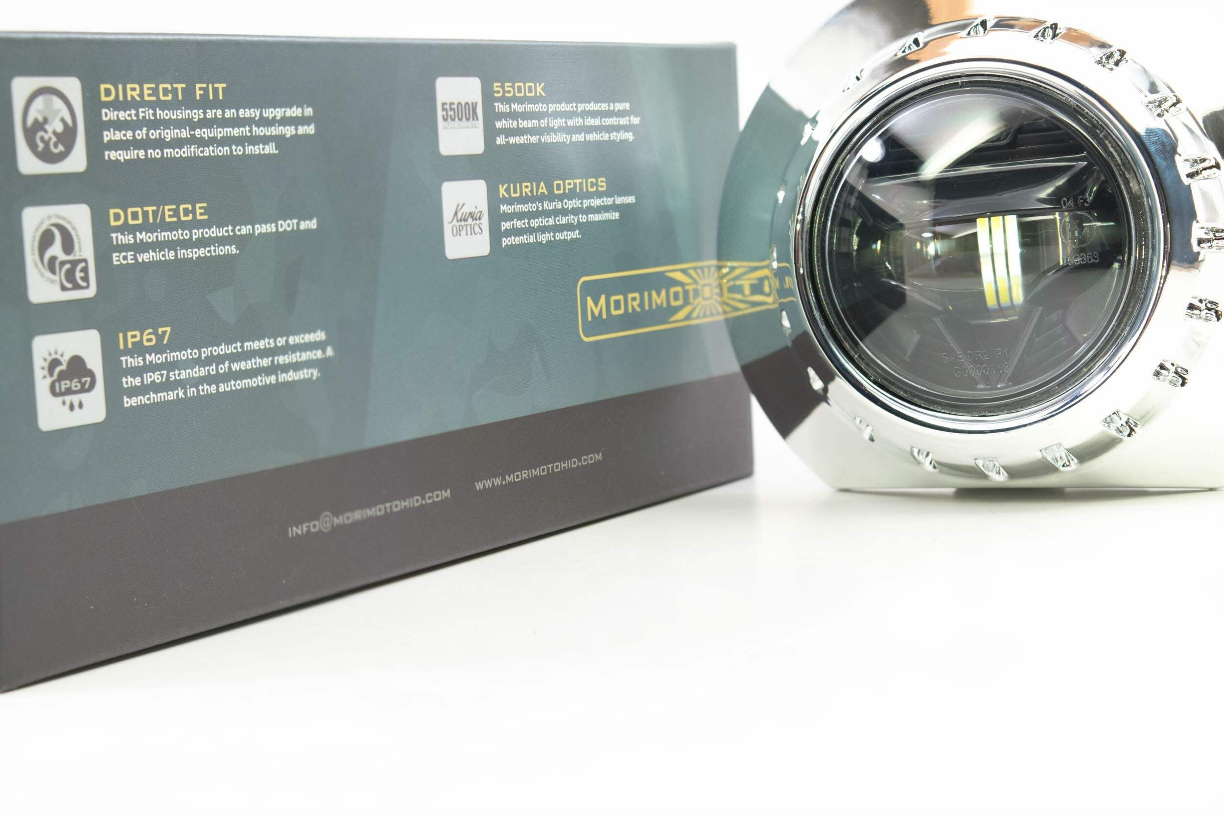 Universal XB LED Fog Lights (70mm) photo 2