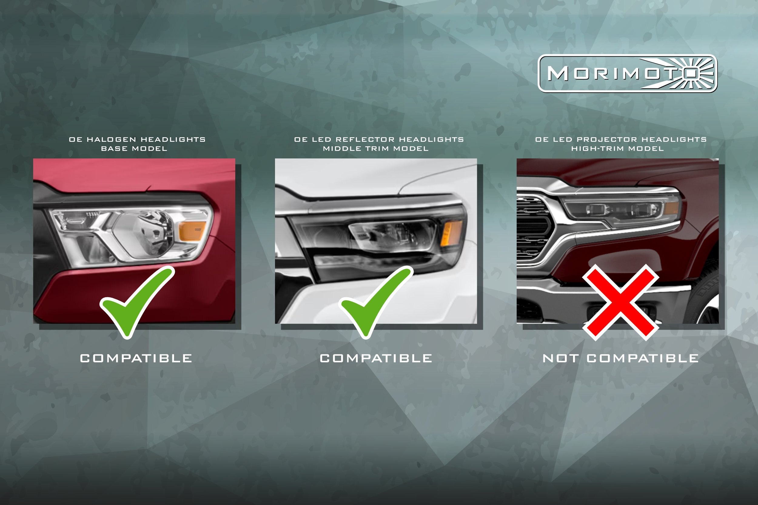 19-24 Ram 1500 XB LED Headlights photo 2
