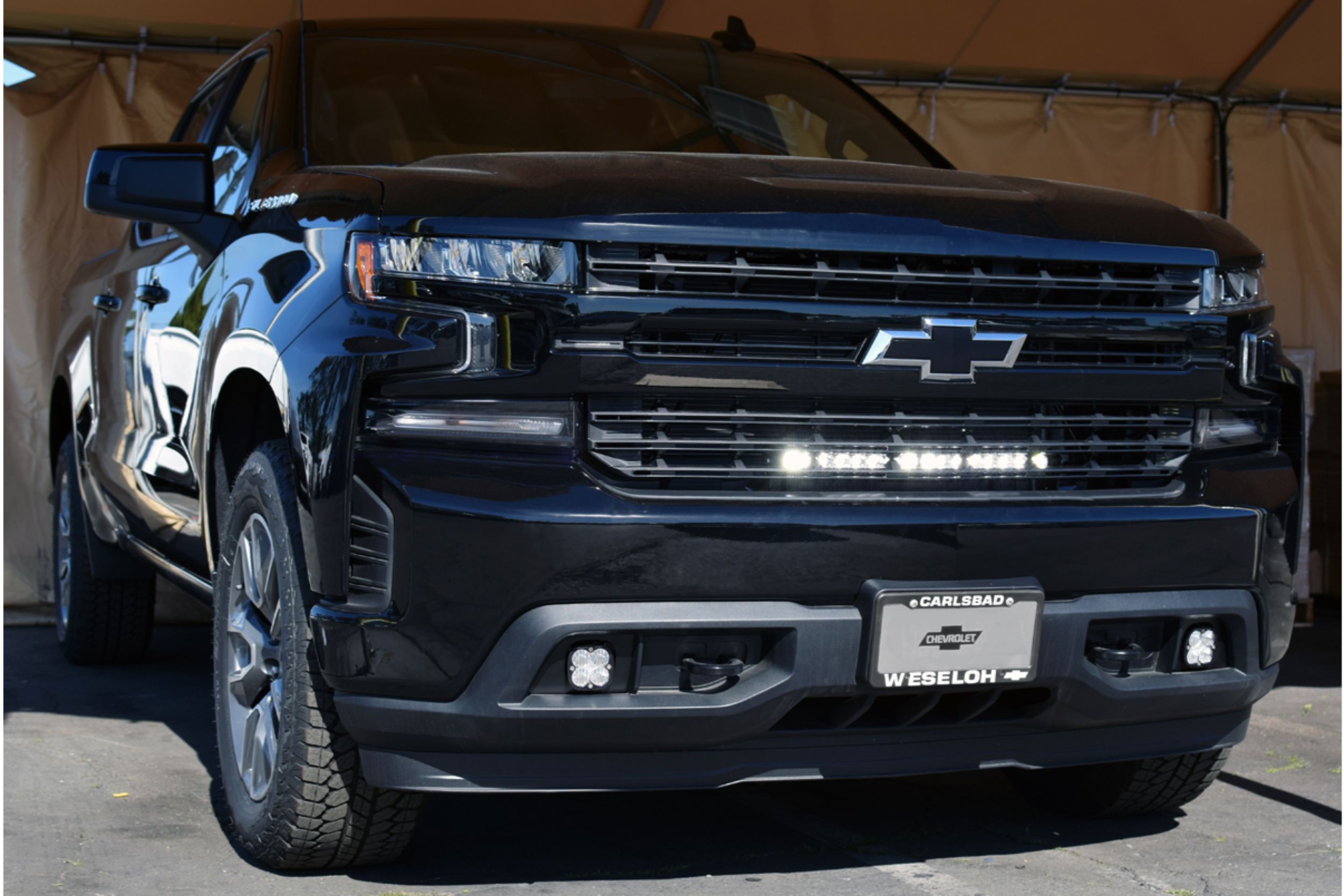 19-24 Chevrolet Silverado 1500 LED Fog Light System photo 2