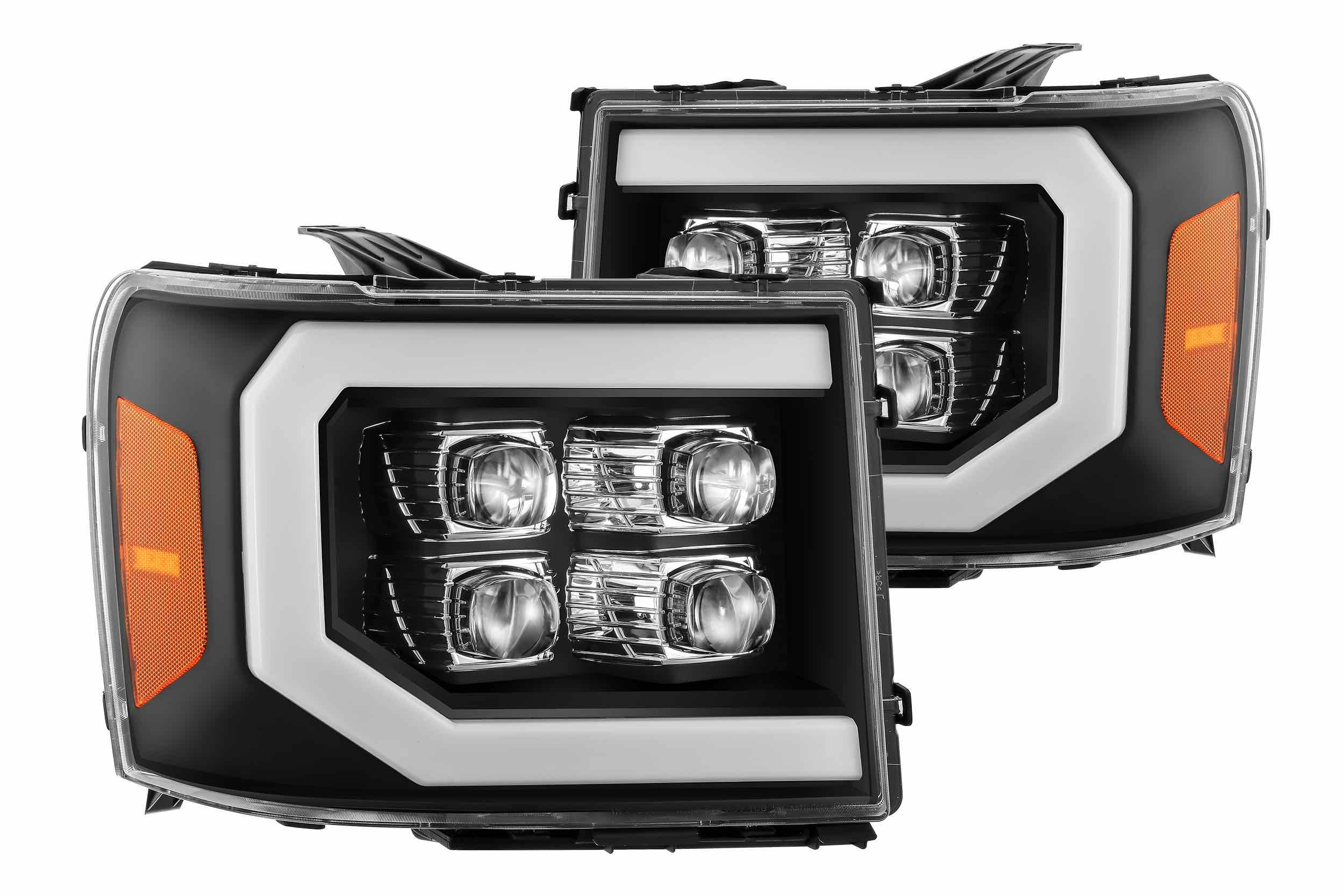 07-13 GMC Sierra Nova Headlights